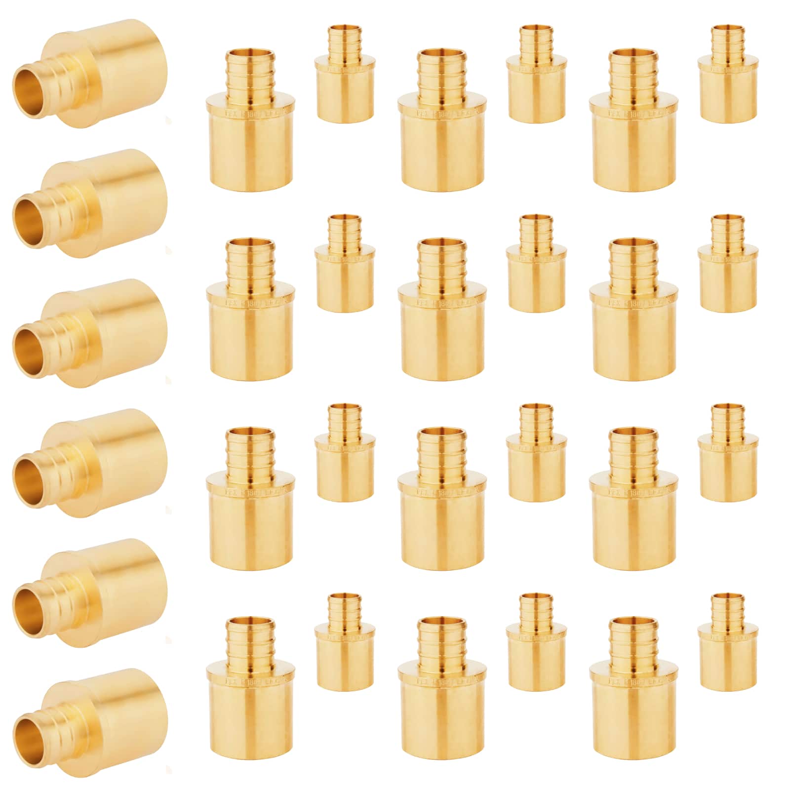 pex b crimp x male copper sweat reducing adapter lead free 27