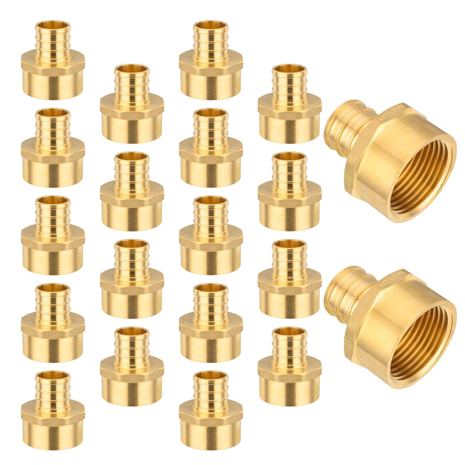 pex b crimp x female npt threaded adapter lead free 17