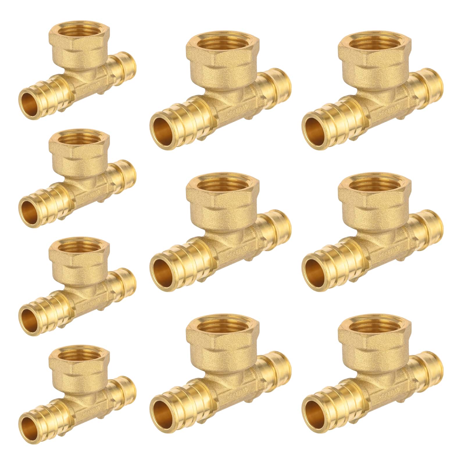 pex a expansion x pex x female threaded f1960 tee lead free 18