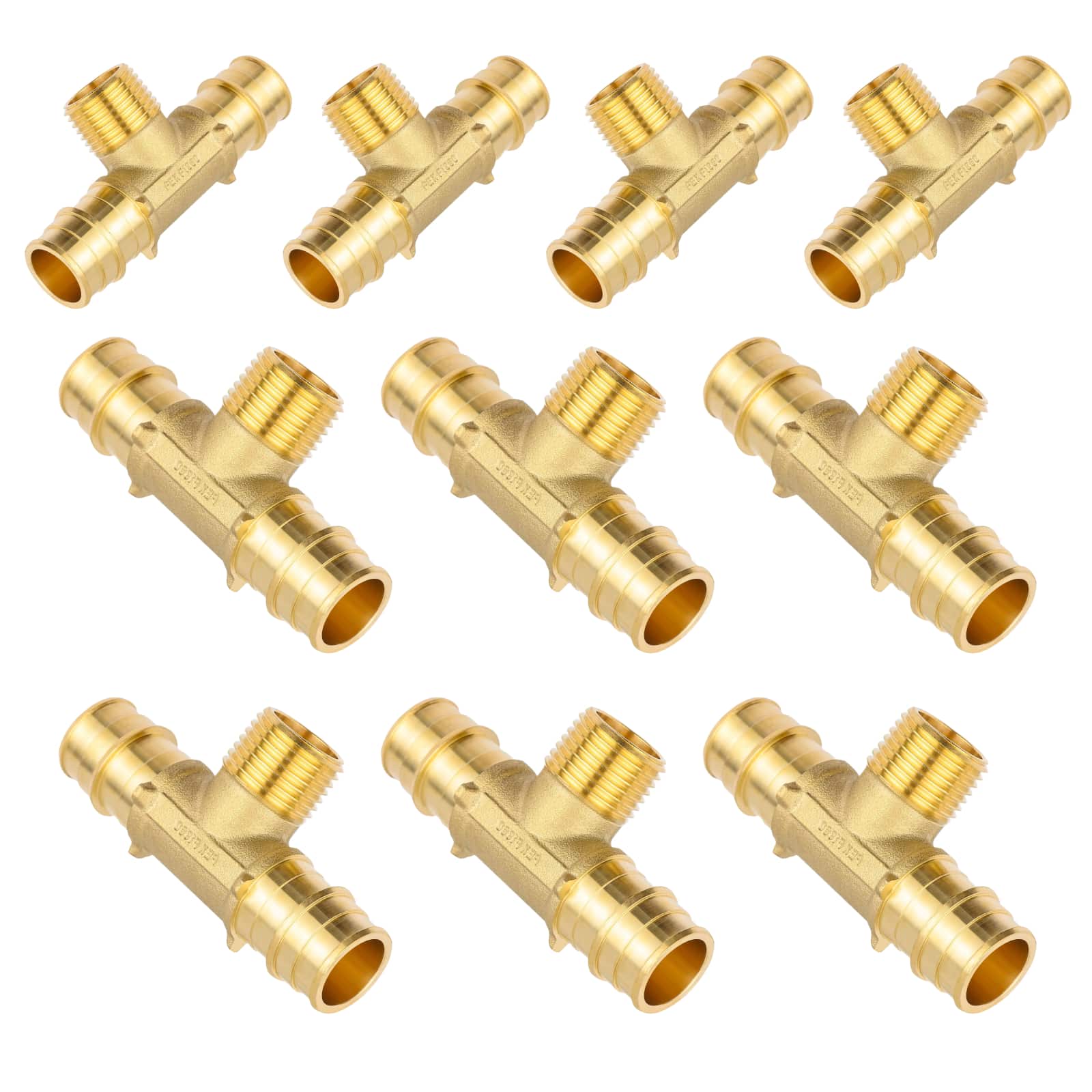 pex a expansion x pex x male threaded f1960tee lead free 8