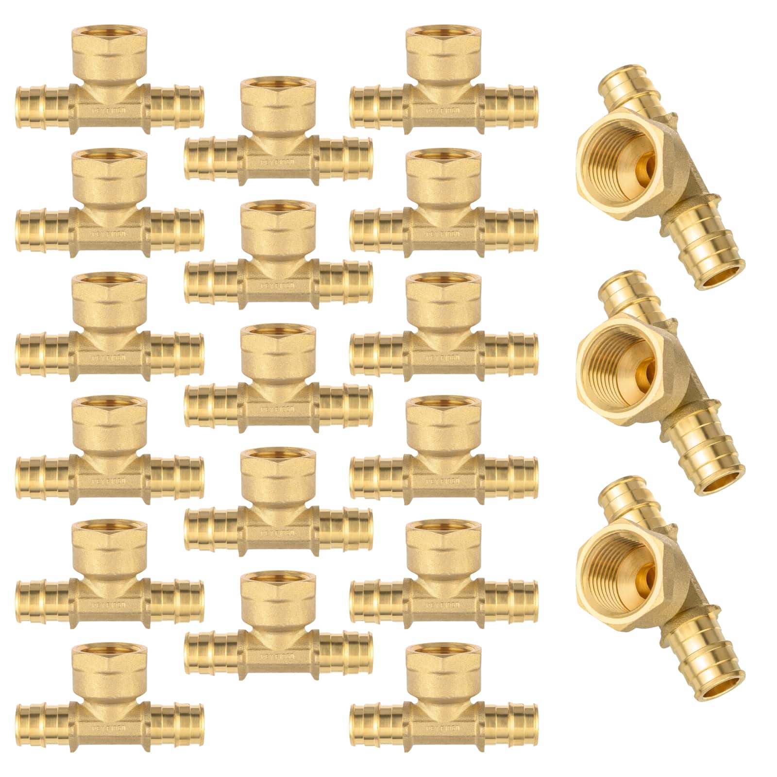 pex a expansion x pex x female threaded f1960 tee lead free 19