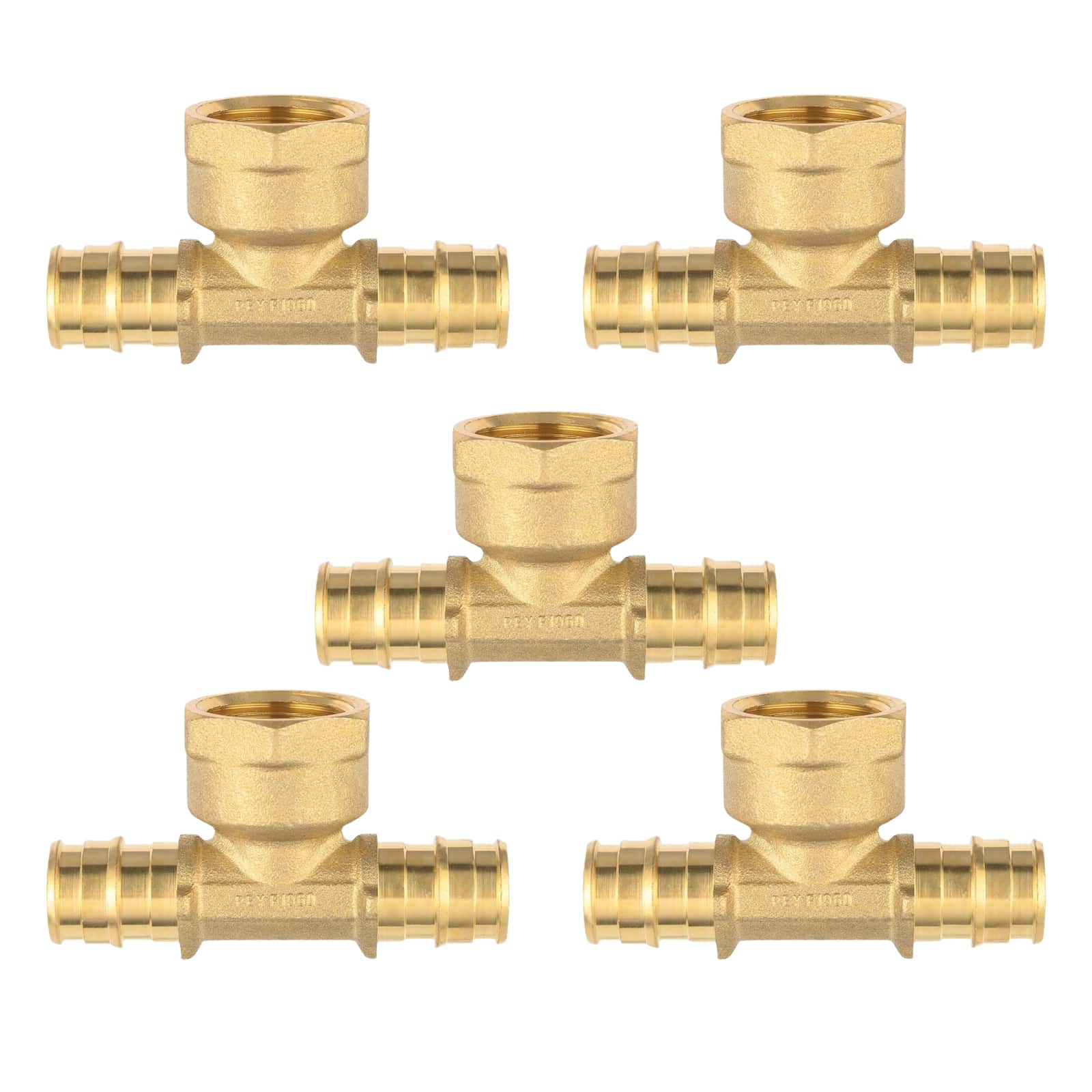 pex a expansion x pex x female threaded f1960 tee lead free 17