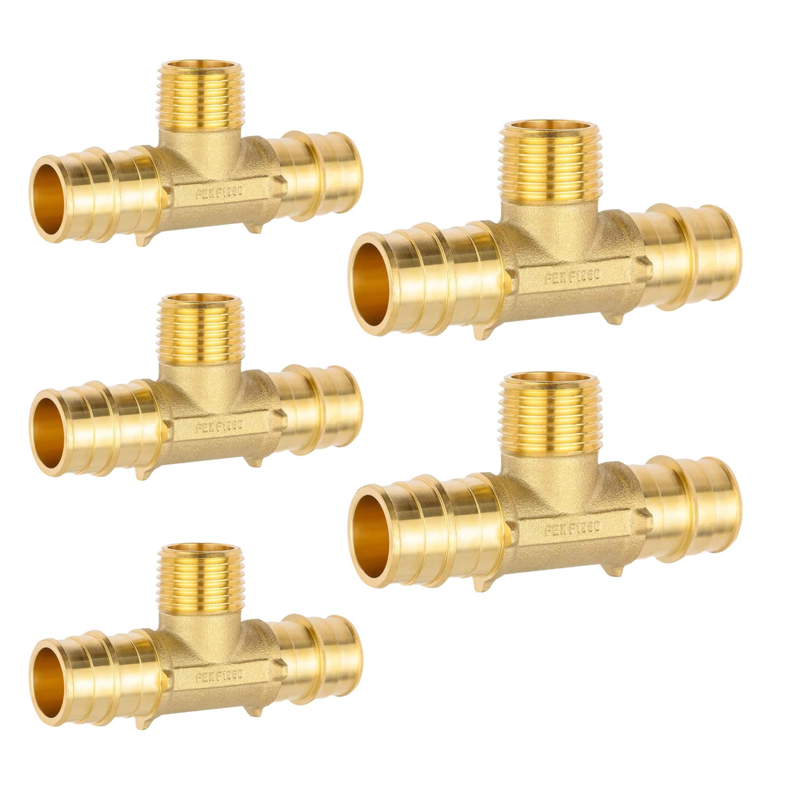 pex a expansion x pex x male threaded f1960tee lead free 7