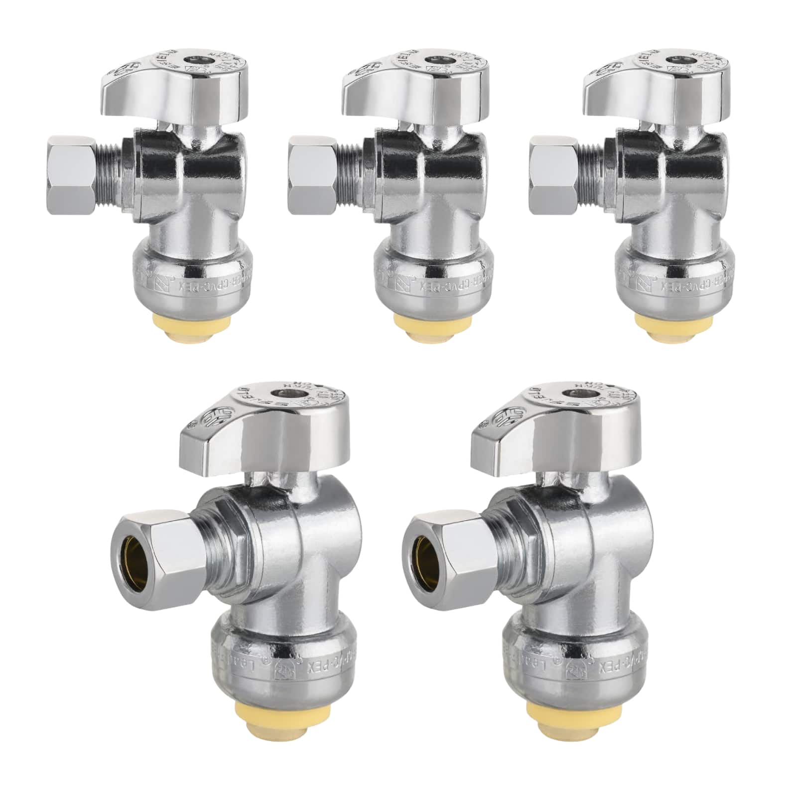 push connect x compr stop valve lead free 9