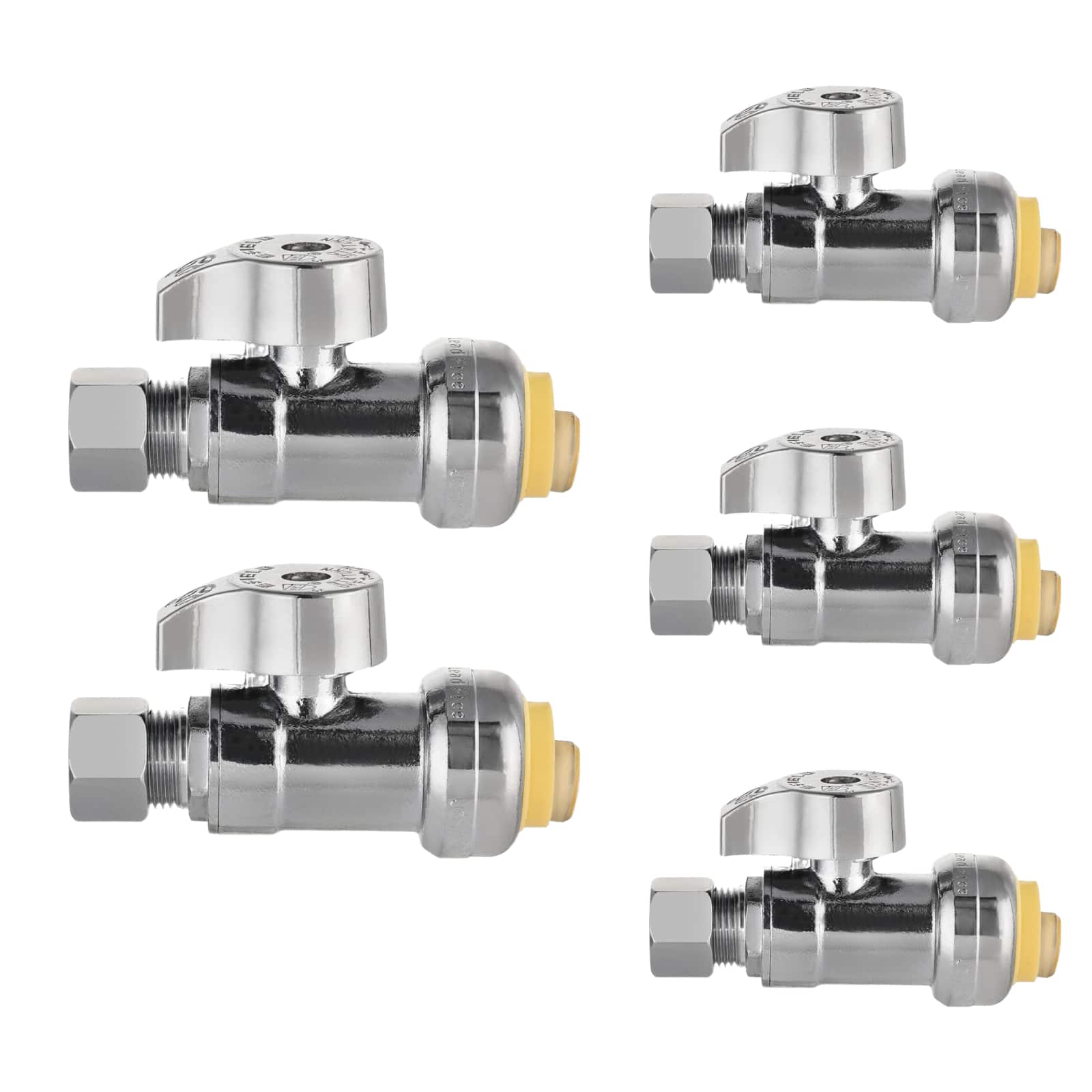 push connect x compression stop valve lead free 12