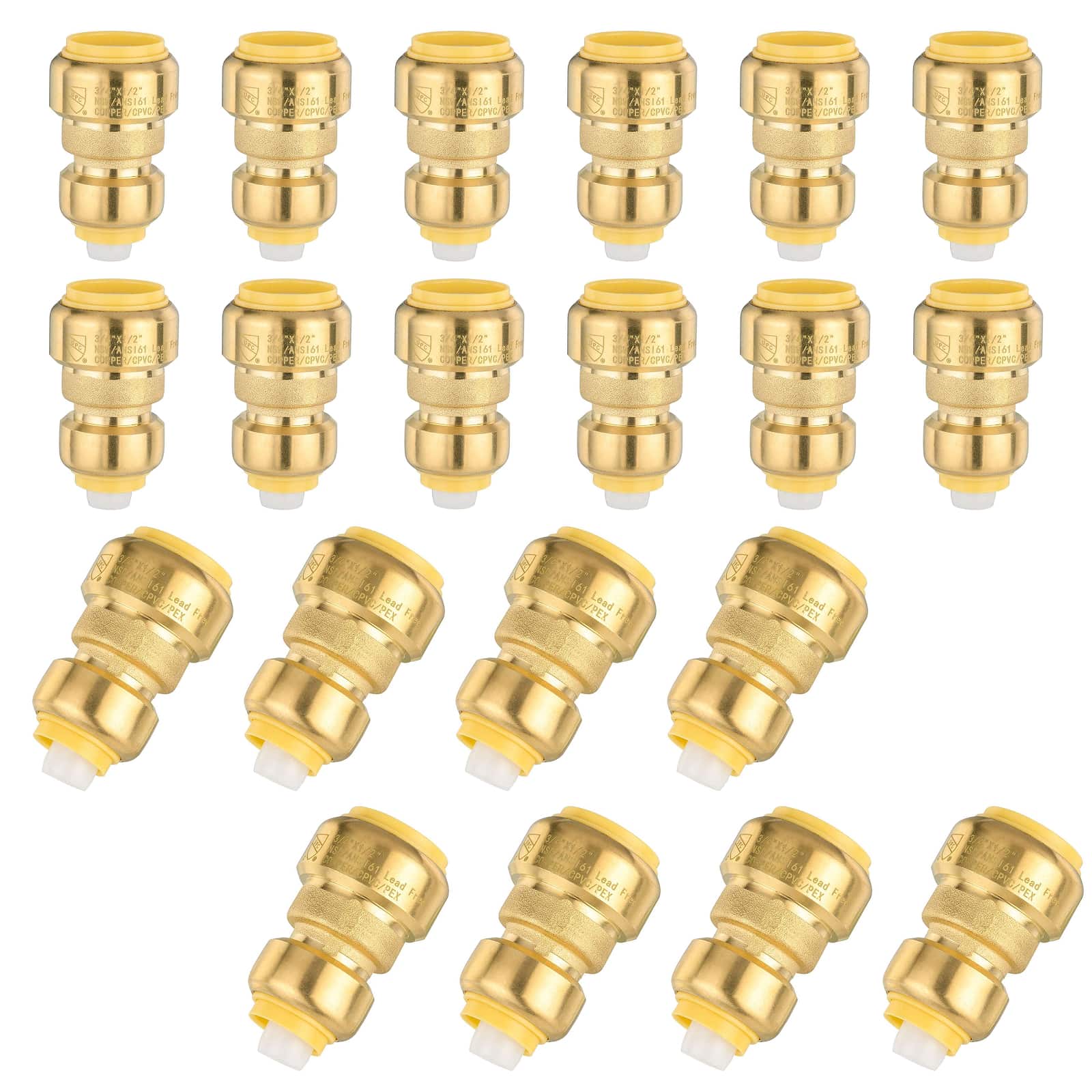 push fit reducing coupling 12