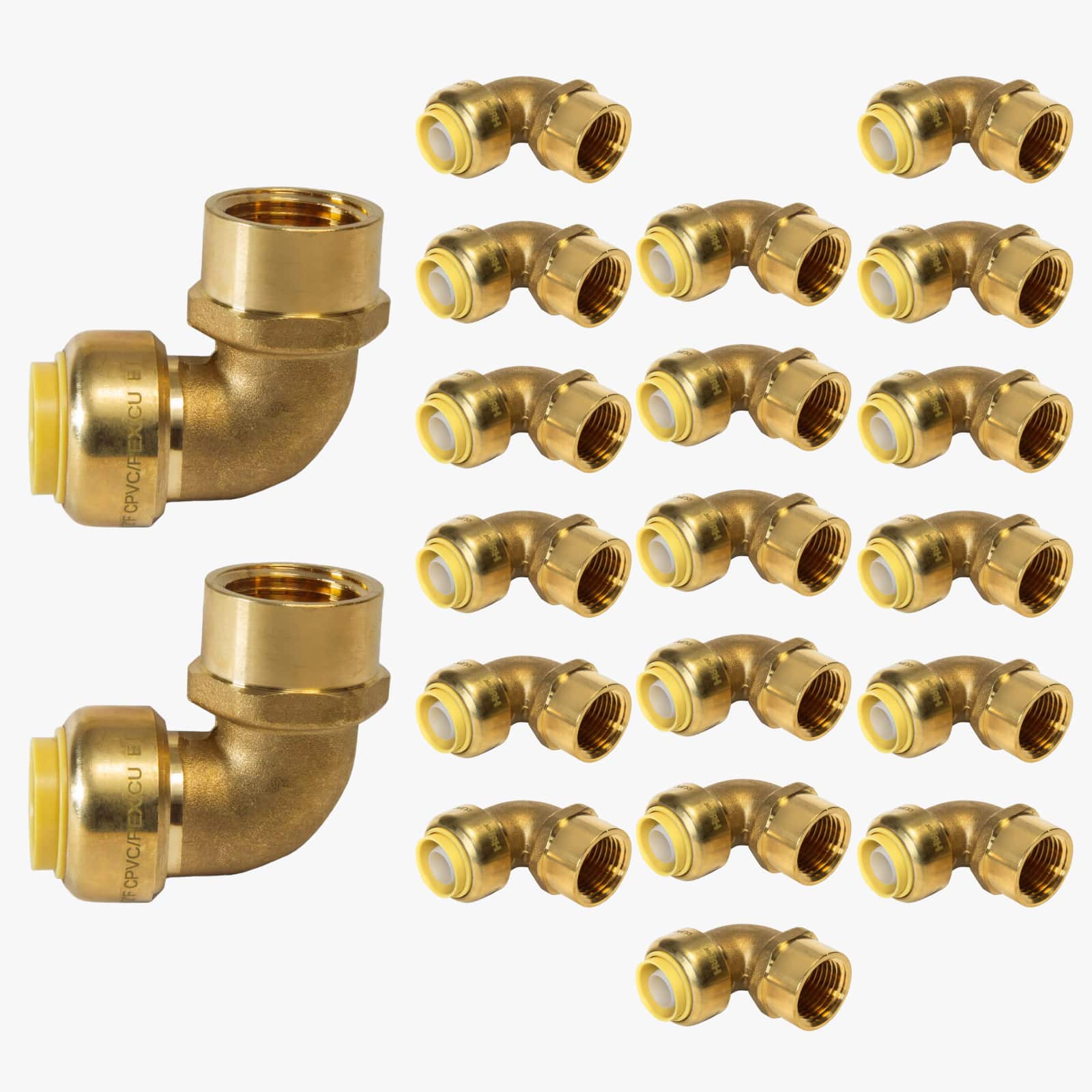 push fit female elbow 10