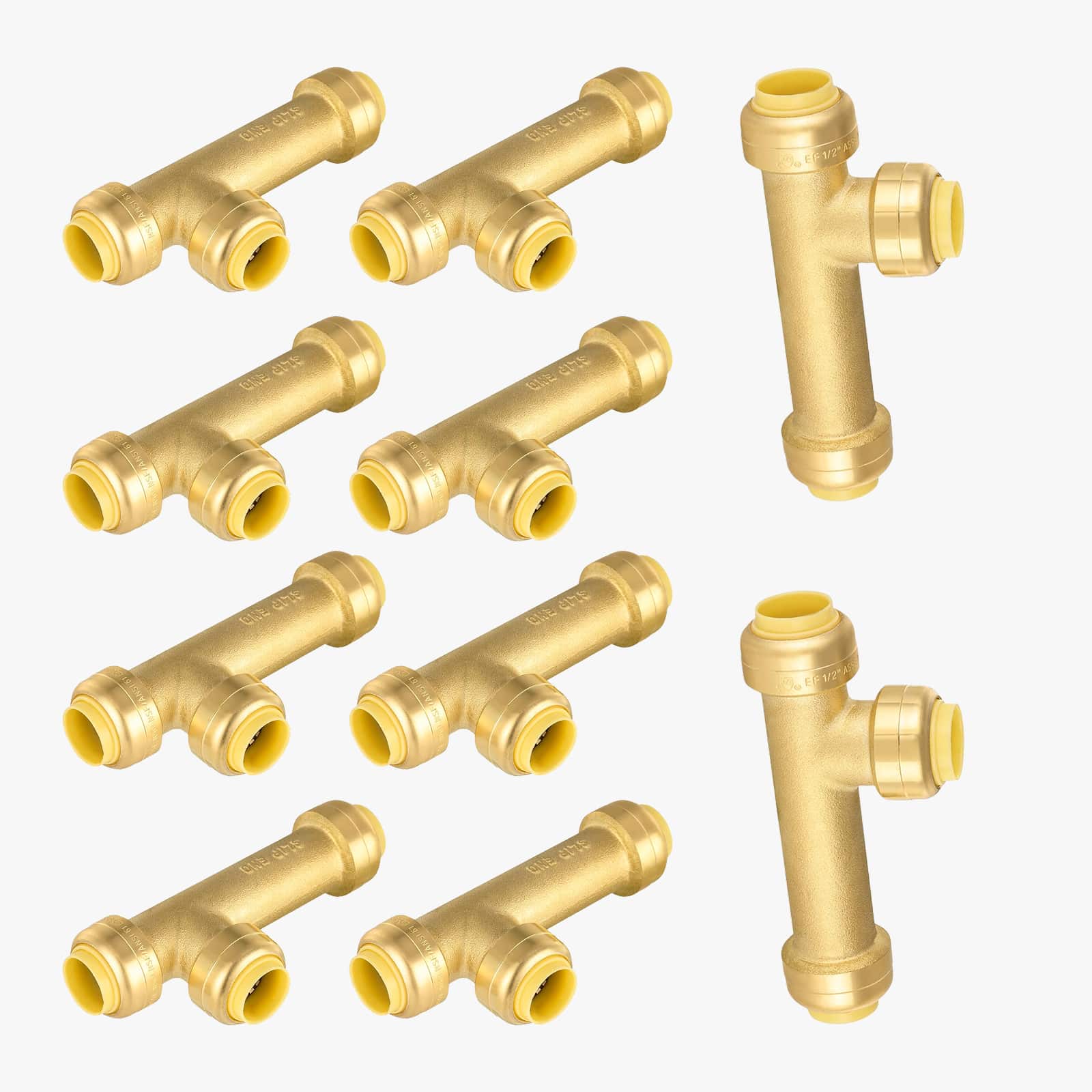 push fit slip tee 12