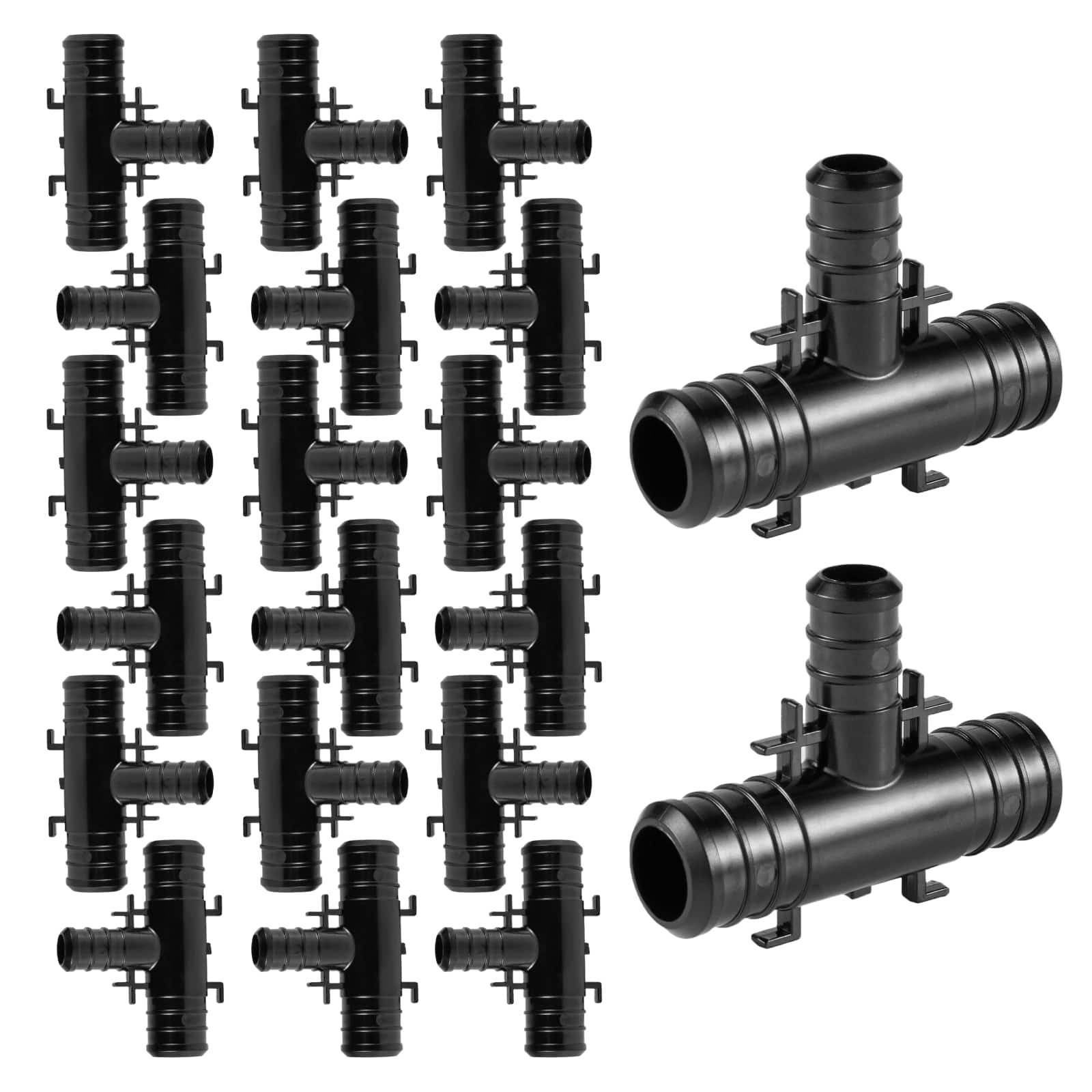 pex b crimp ppsu reducing tee w tab 8