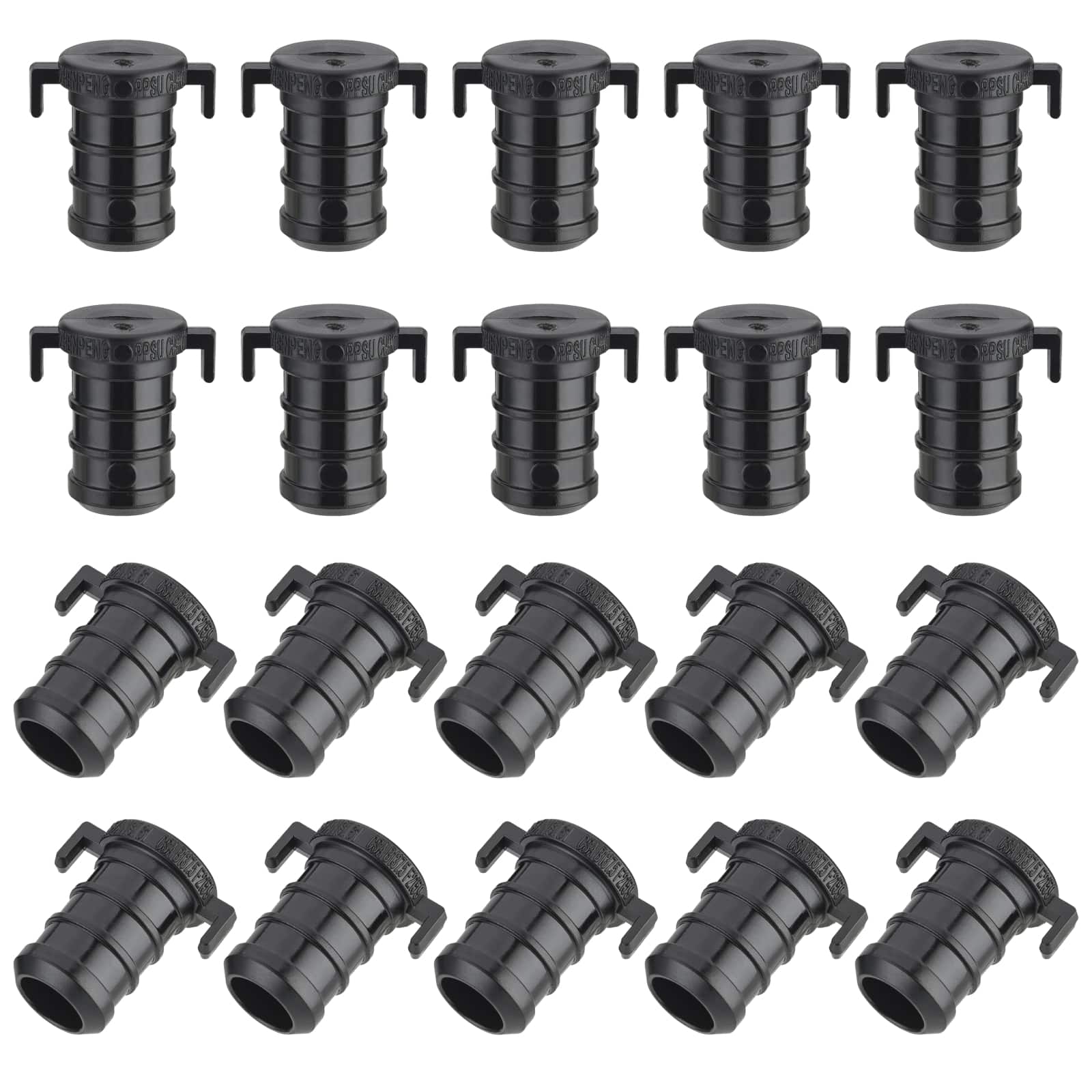 pex b crimp ppsu plug w tabs 14