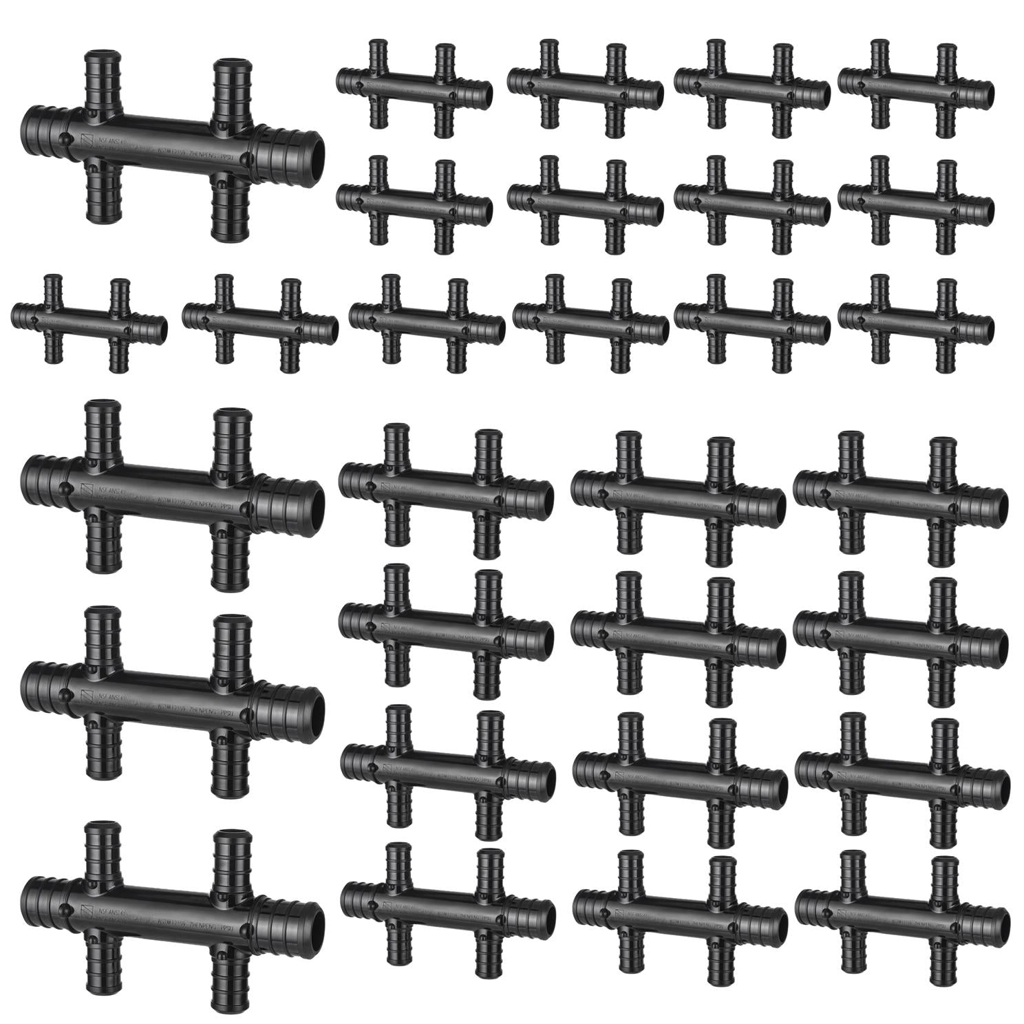 30 pcs pex-b crimp 3/4