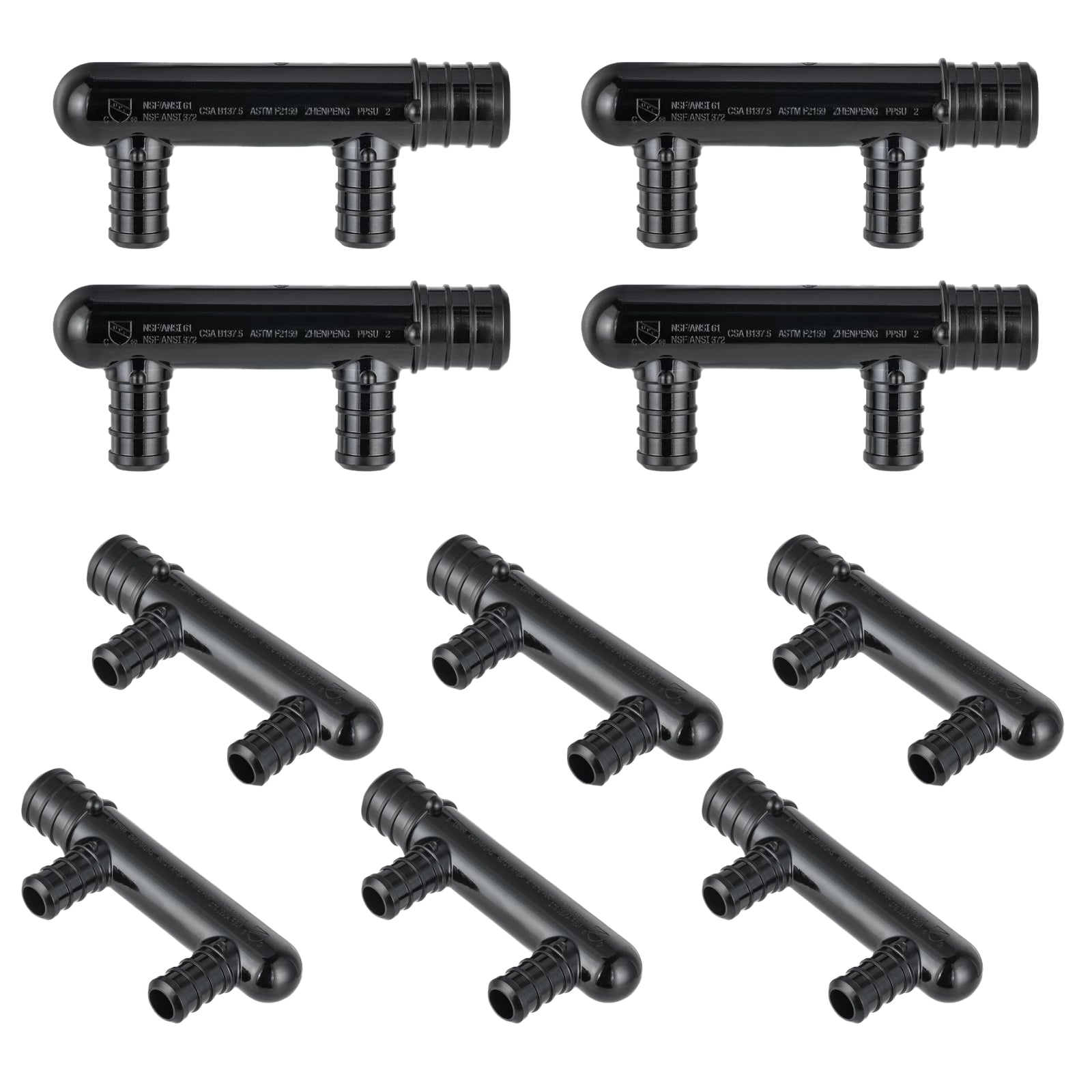 pex b crimp closed manifold 22