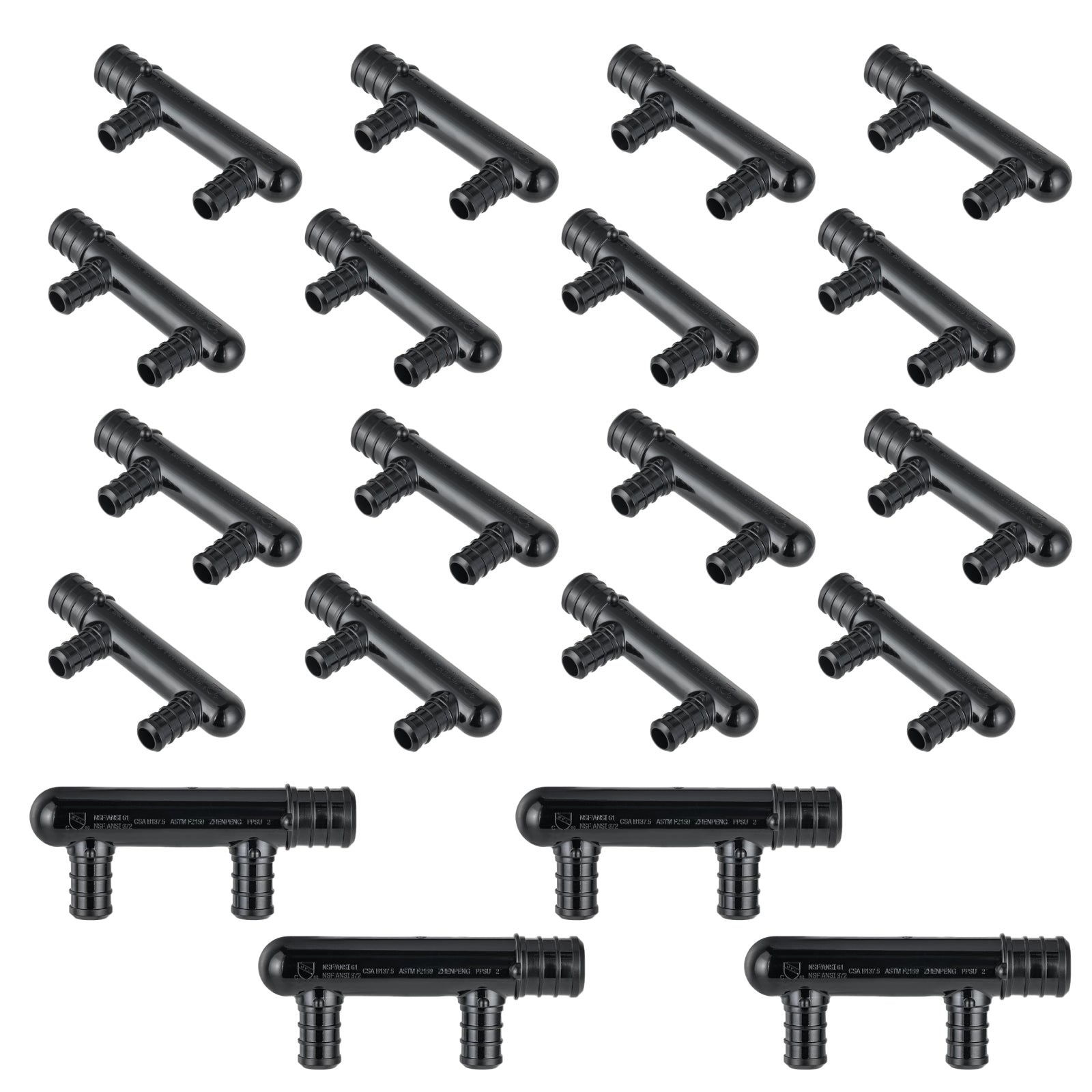 pex b crimp closed manifold 23