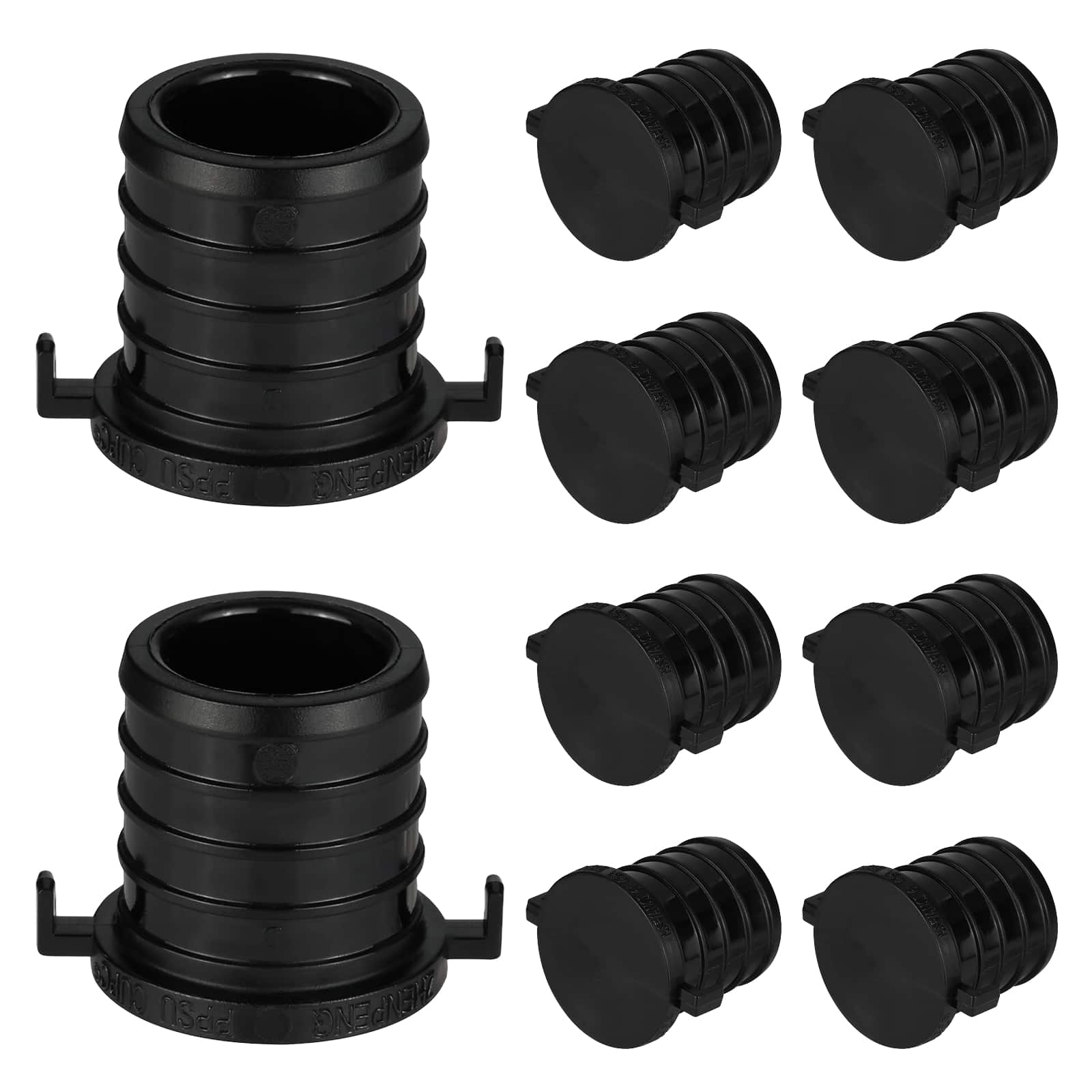 pex b crimp ppsu plug w tabs 7