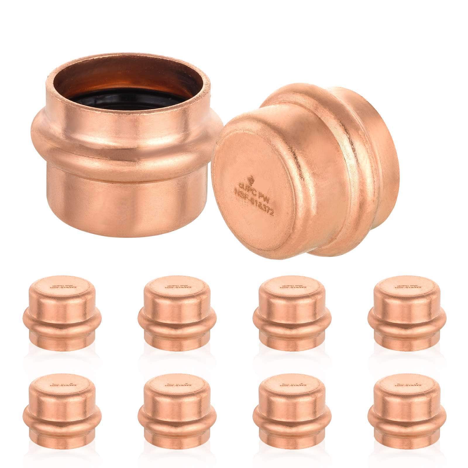 press copper cap lead free 12