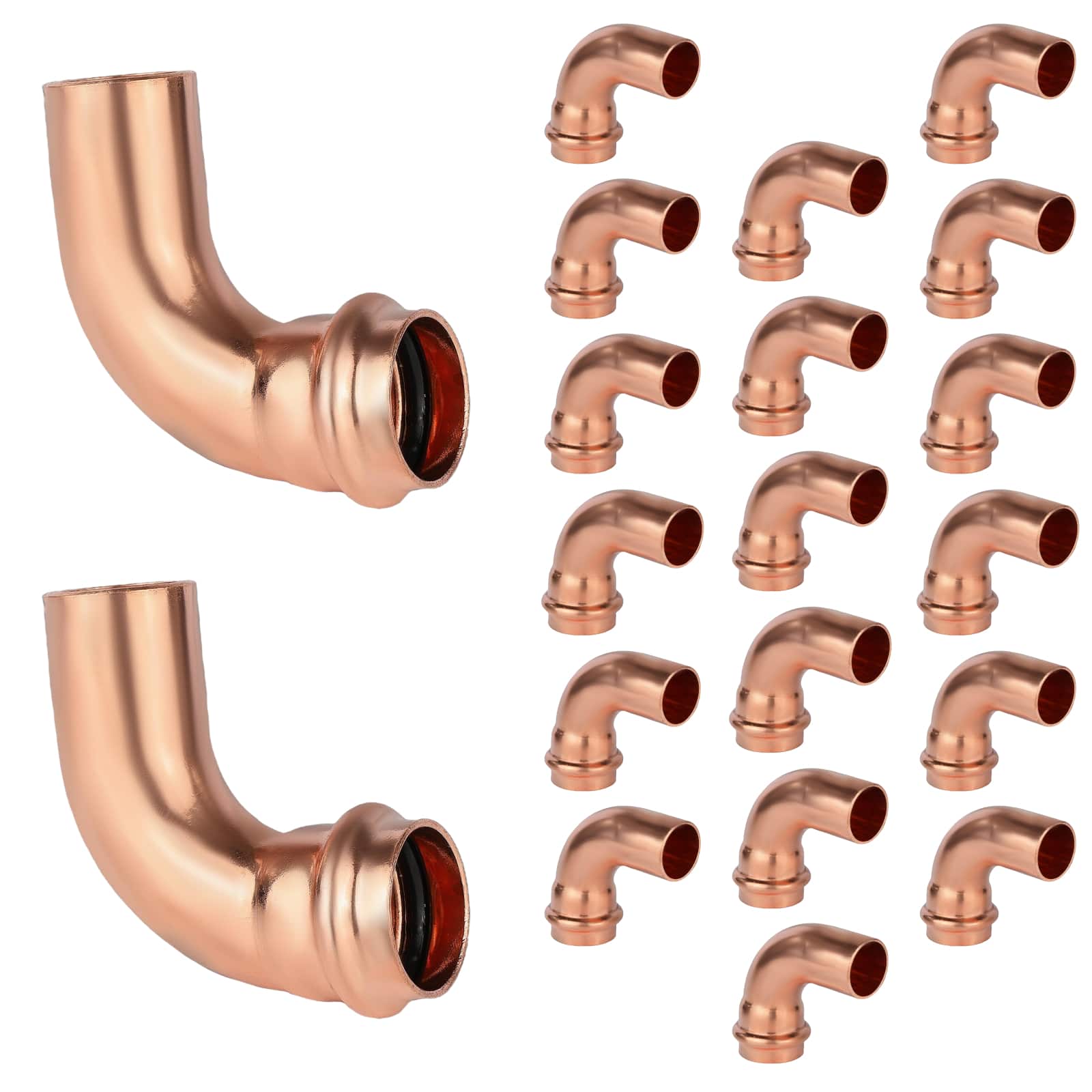 press copper street elbow lead free 10