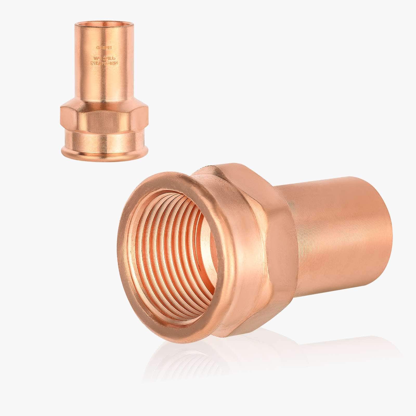 ftg press x female threaded copper adapter lead free 5