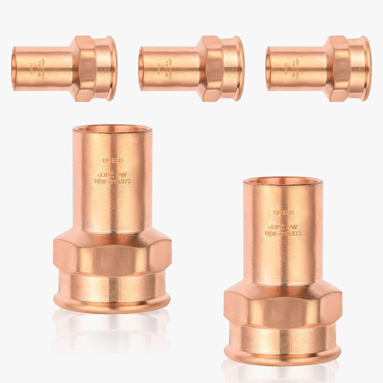 ftg press x female threaded copper adapter lead free 6