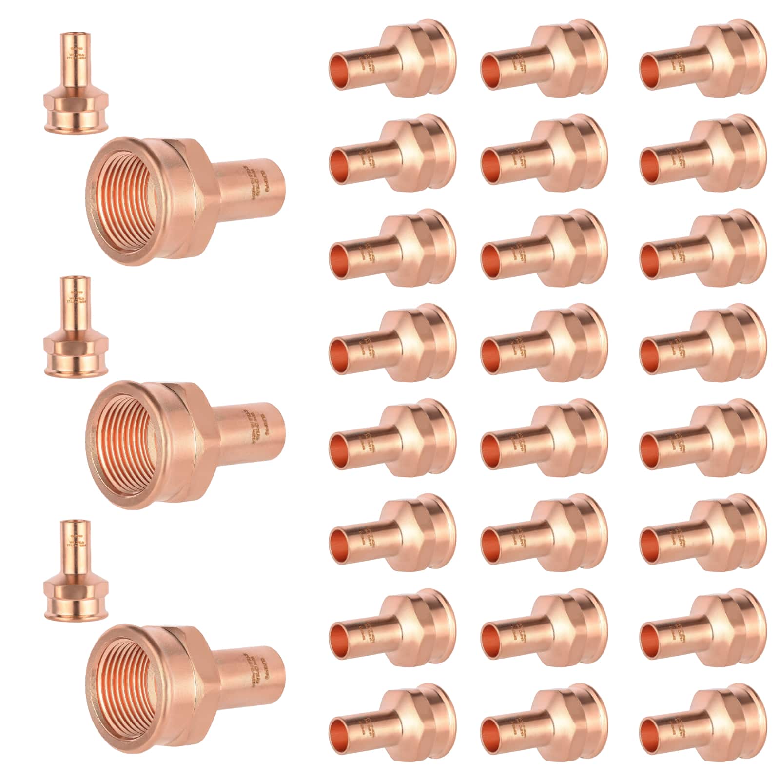 ftg press x female threaded copper reducing adapter lead free 9