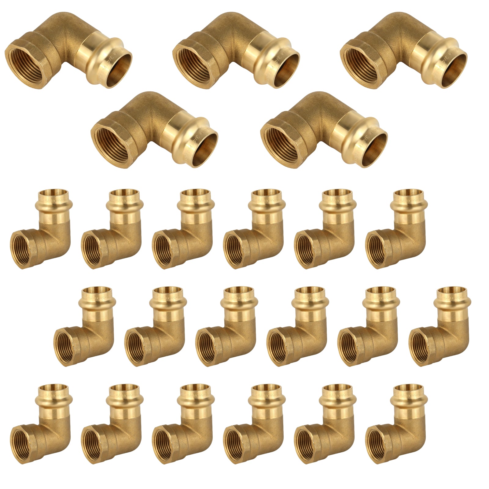 brass press x female elbow lead free pick size to add 8
