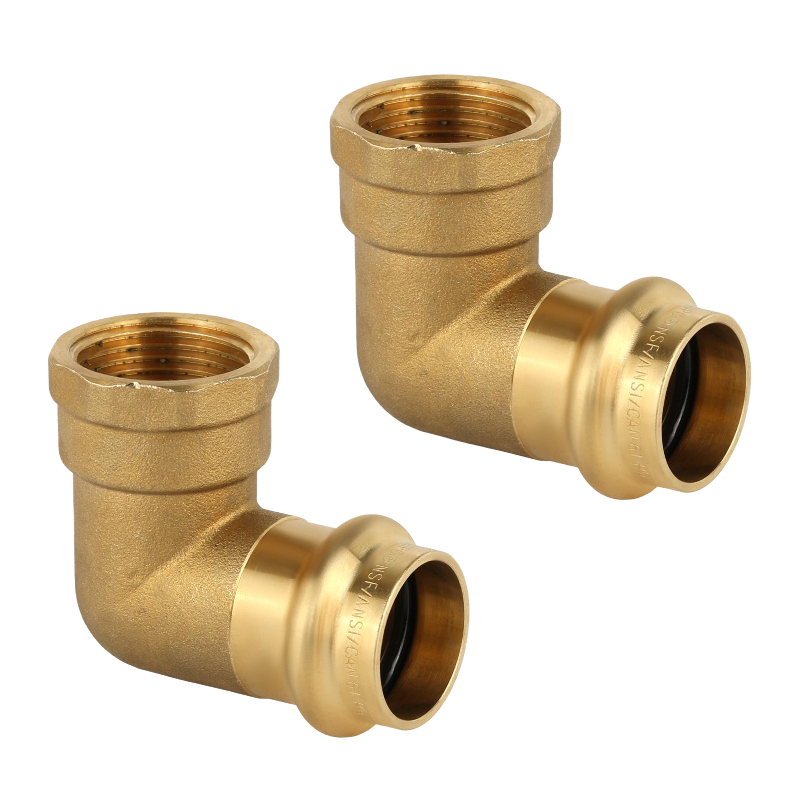 brass press x female elbow lead free pick size to add 5