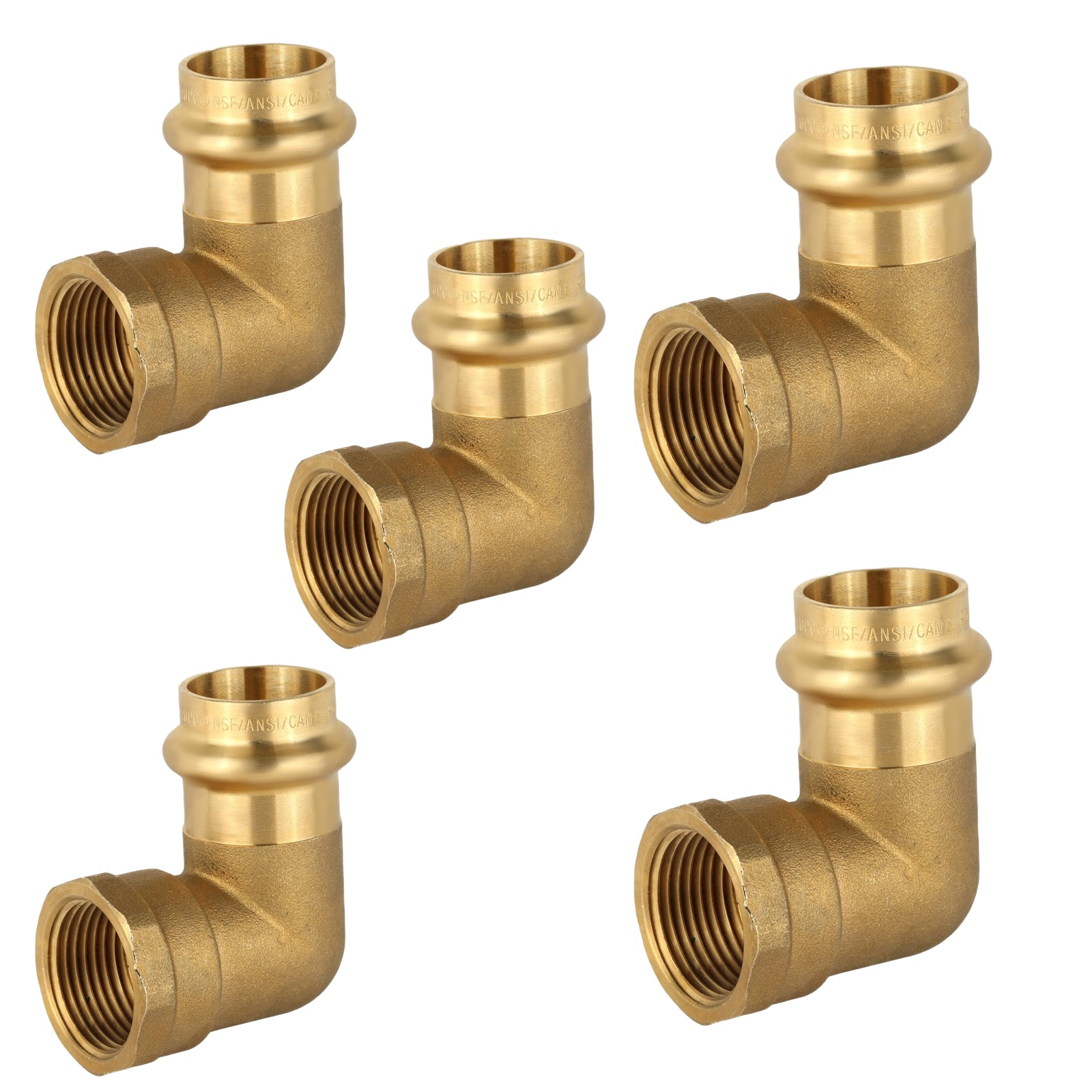brass press x female elbow lead free pick size to add 6