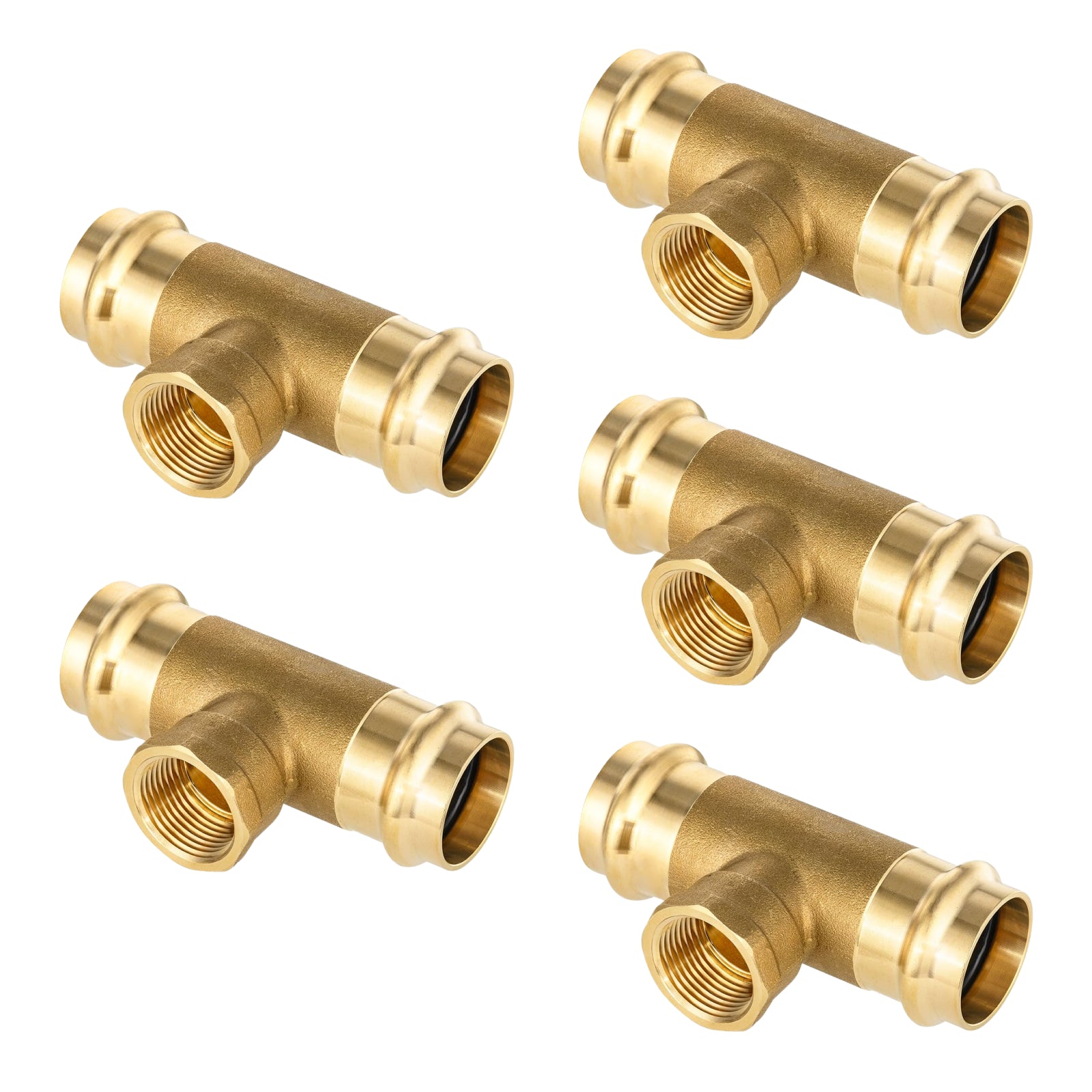 brass press x press x female thread tee lead free pick size to add 1 5