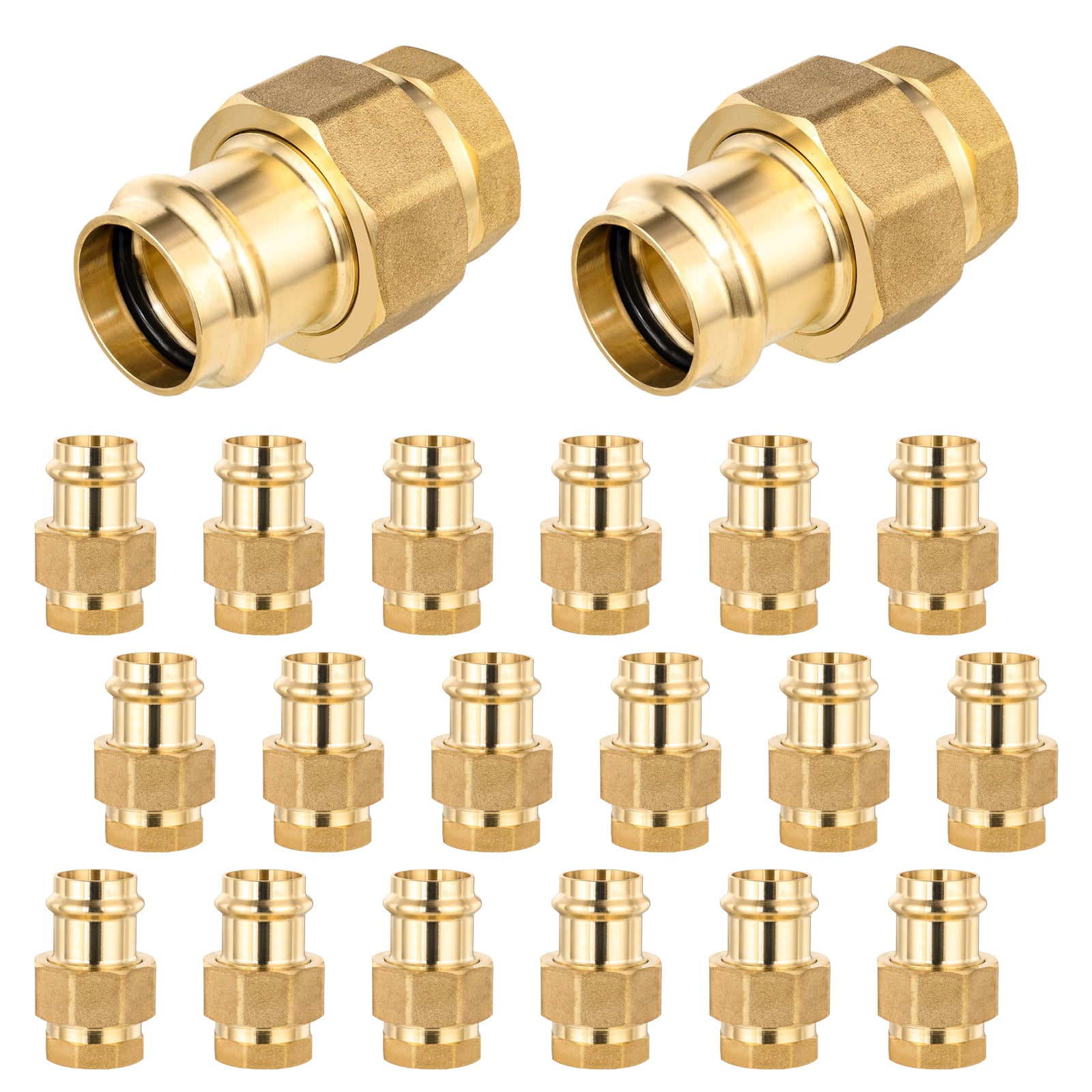 press brass union x female lead free pick size to add 7