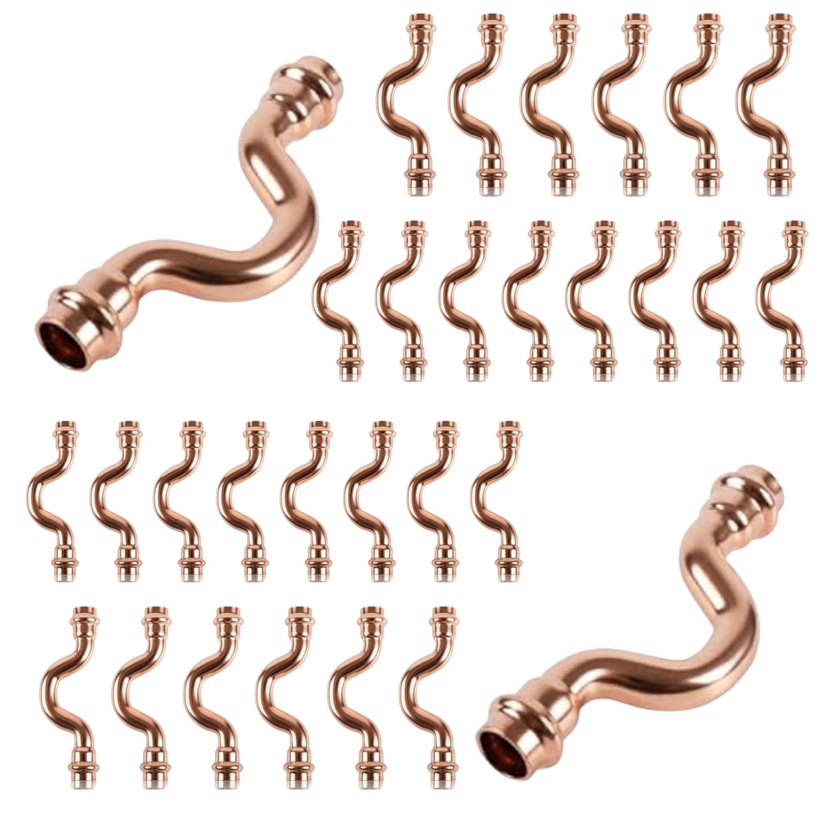 Press Copper Crossover Coupling - Pick Size to Add
