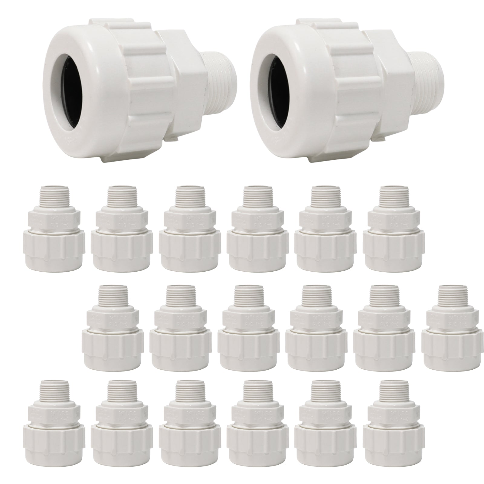 PVC SCH 40 Compression Male Adapter w/Gasket - Pick Size to Add