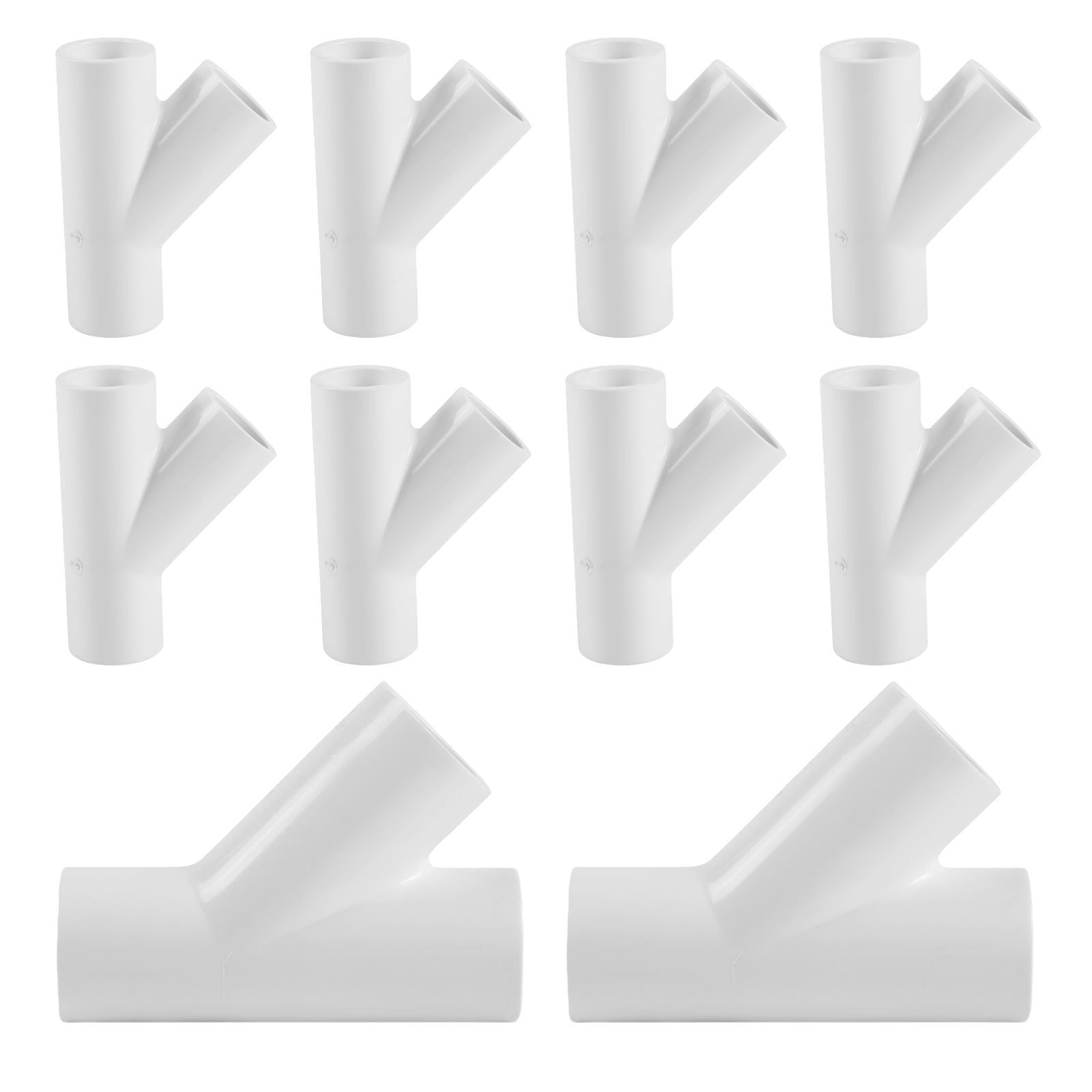 pvc sch 40 wye soc x soc x soc pick size to add 7