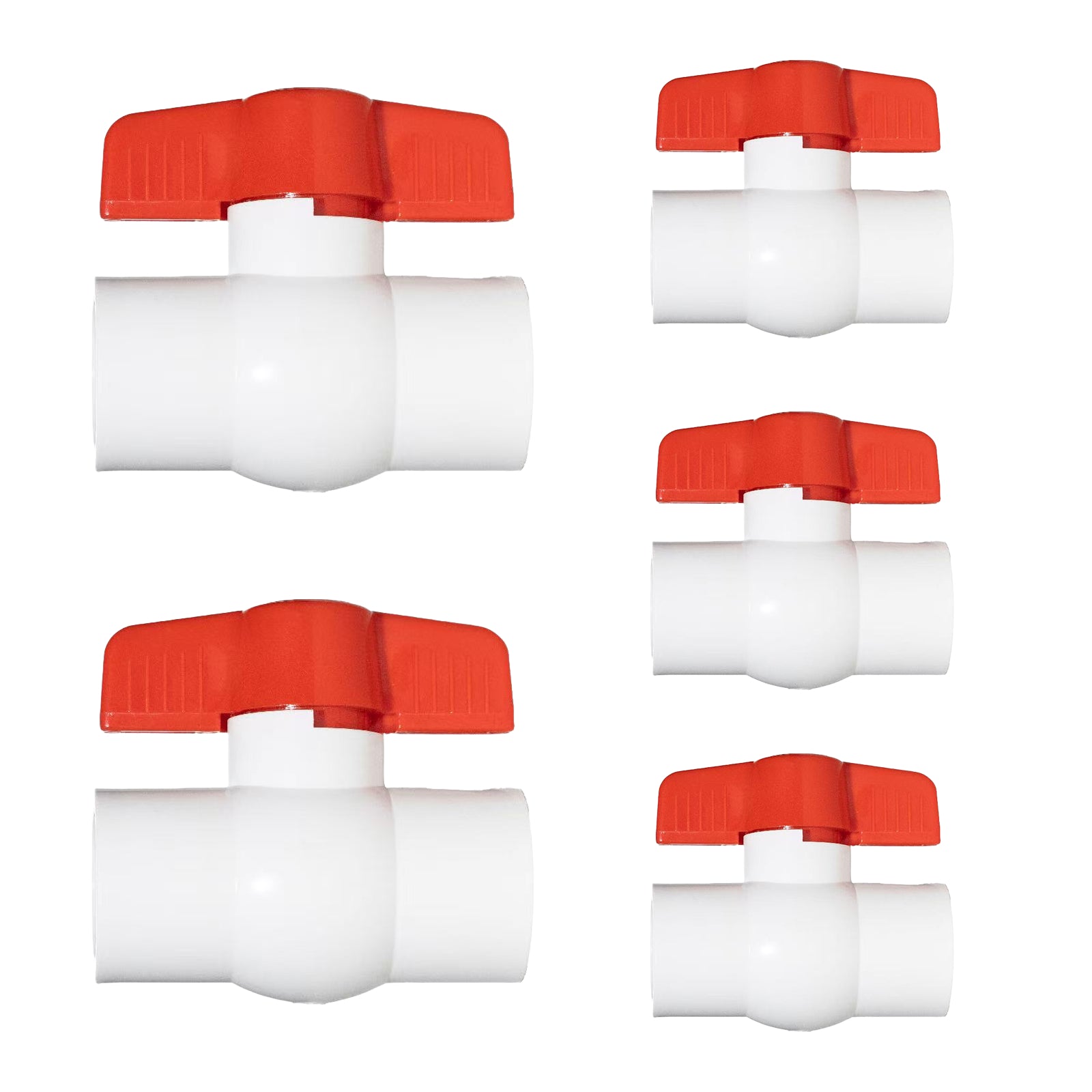 ERA Compact PVC Ball Valve, Solvent, SCH 40 - Pick Size to Add
