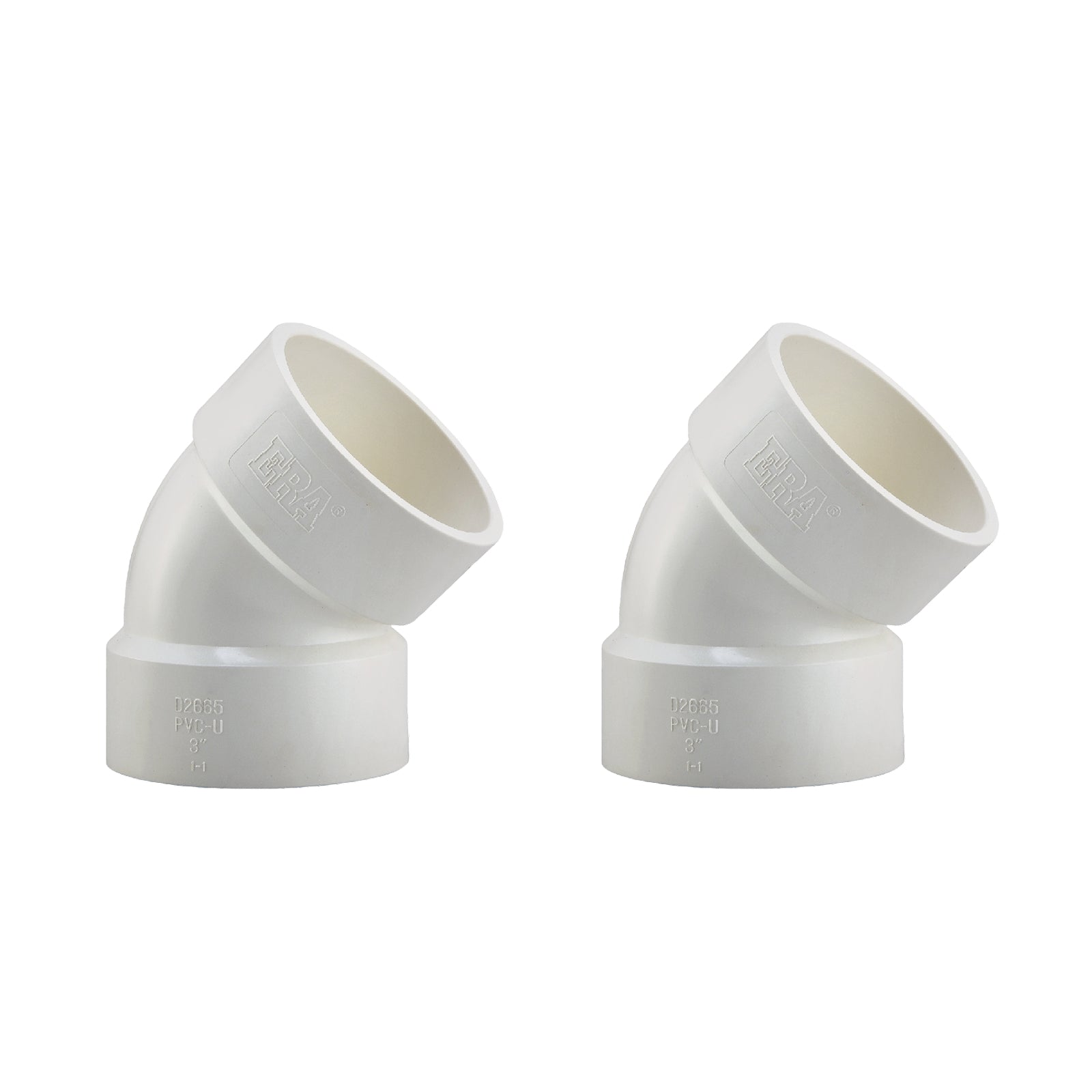 pvc dwv 45 elbow hub x hub pick size to add 3