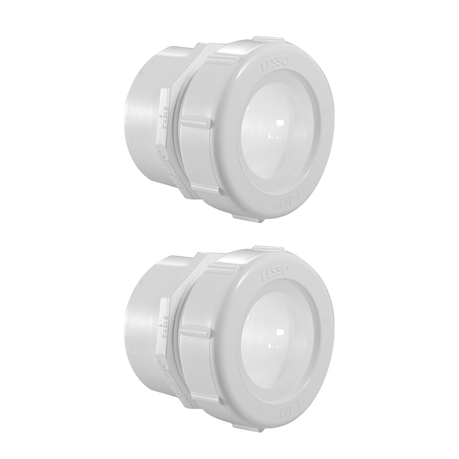 PVC DWV Male Trap Adapter/Plastic Nut & Washer (Spigot x Slip) - Pick Size to Add