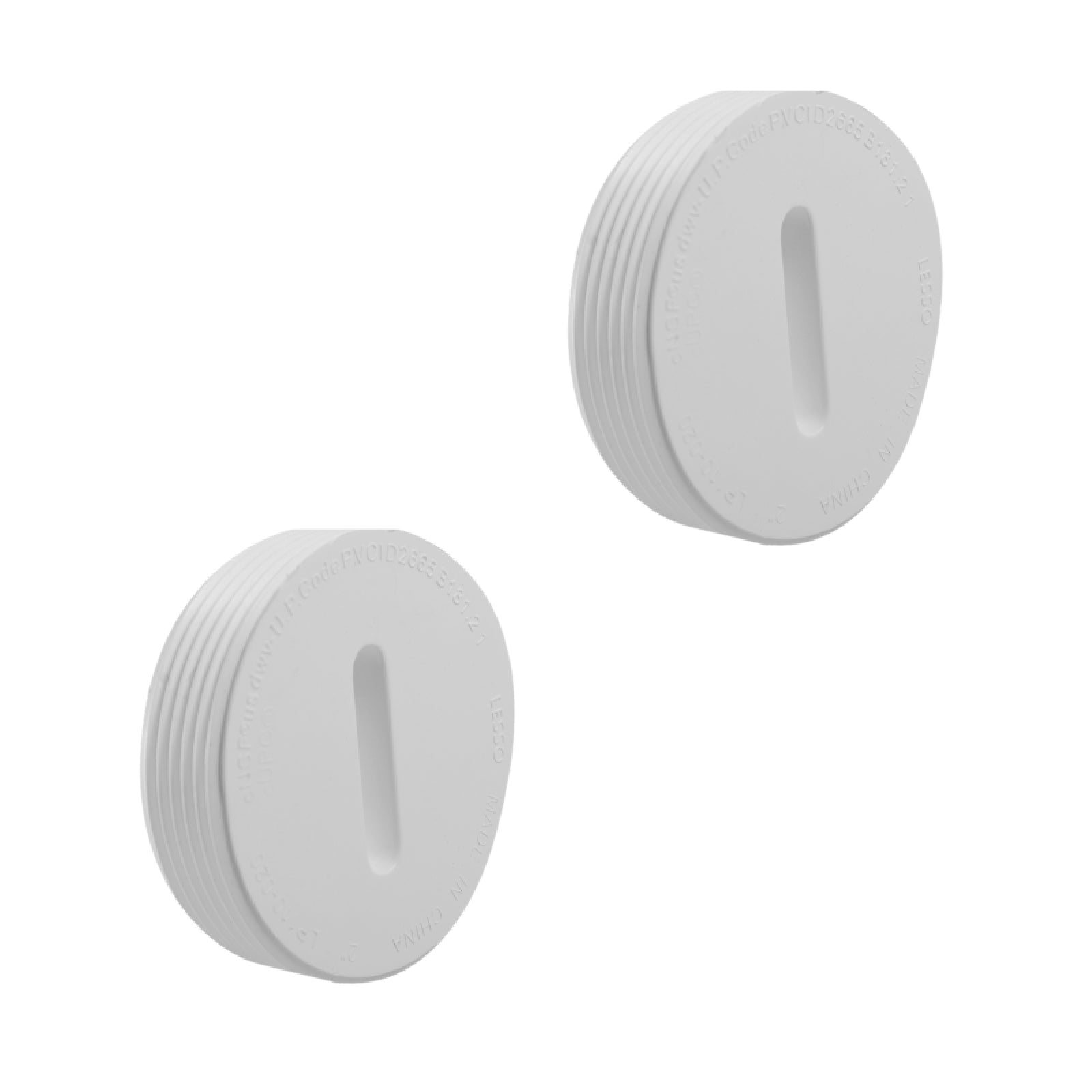PVC DWV Flush C.O. Plug (MPT) - Pick Size to Add