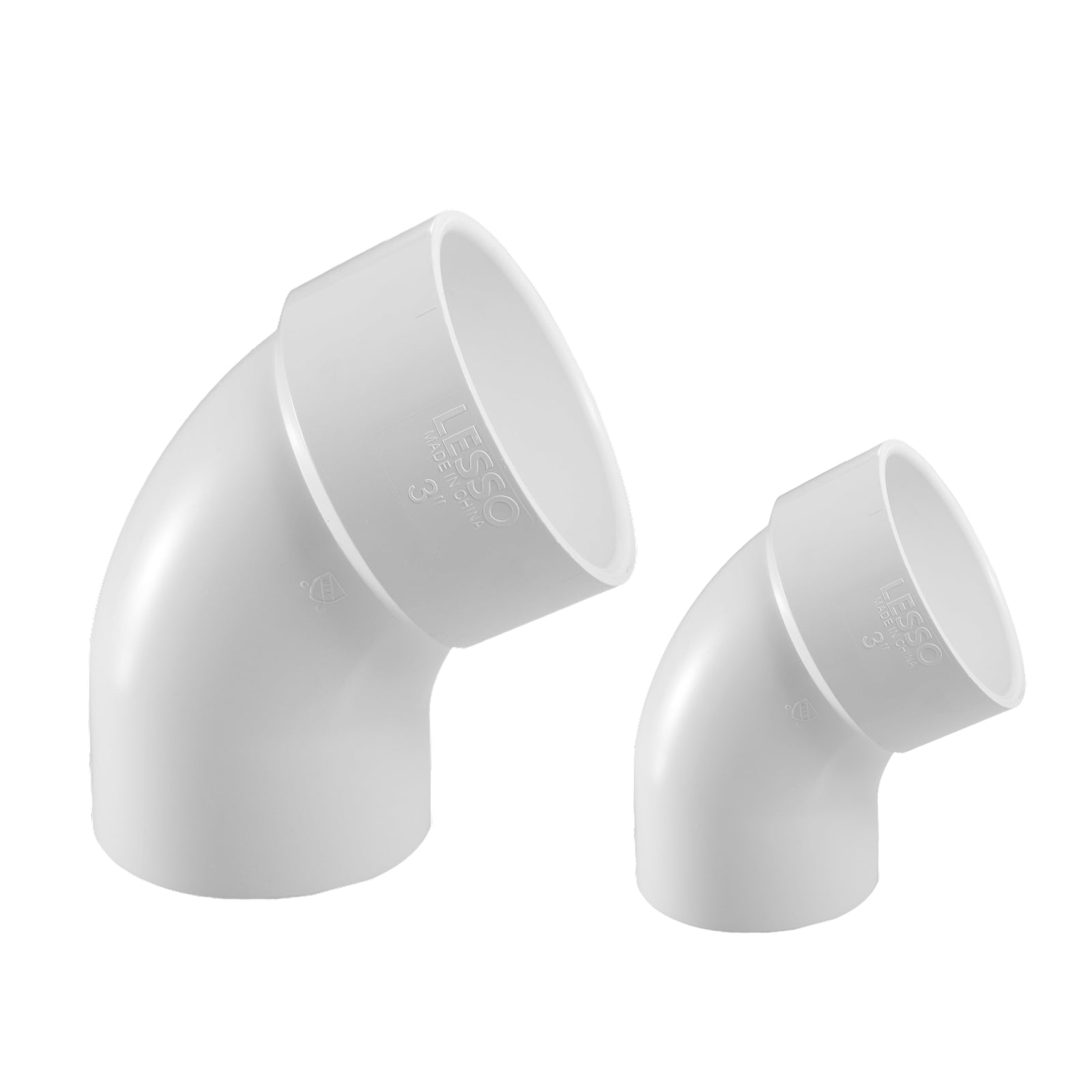 PVC DWV 1/6 Bend Street Elbows SPG x H (60°) - Pick Size to Add