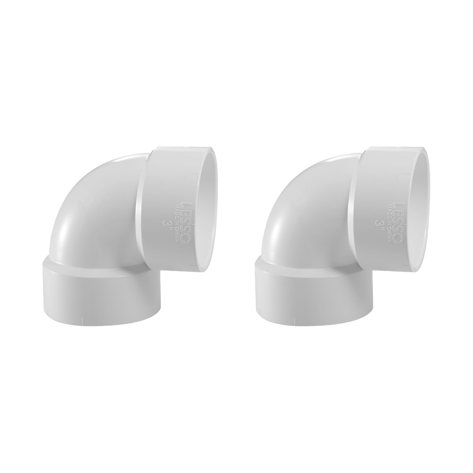 PVC DWV 90° Vent Elbow (H x H) - Pick Size to Add