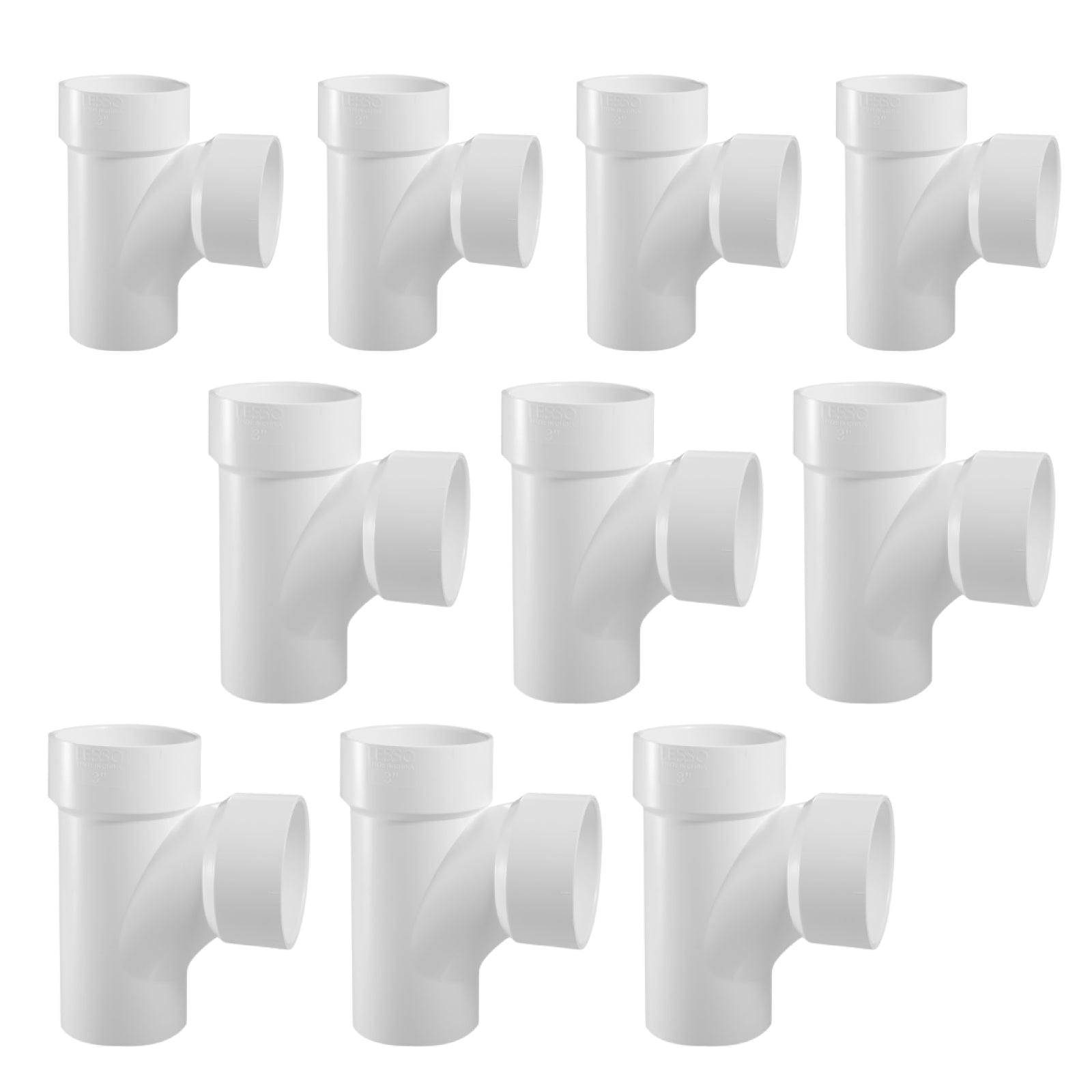 PVC DWV Sanitary Tee, Street (S x H x H) - Pick Size to Add