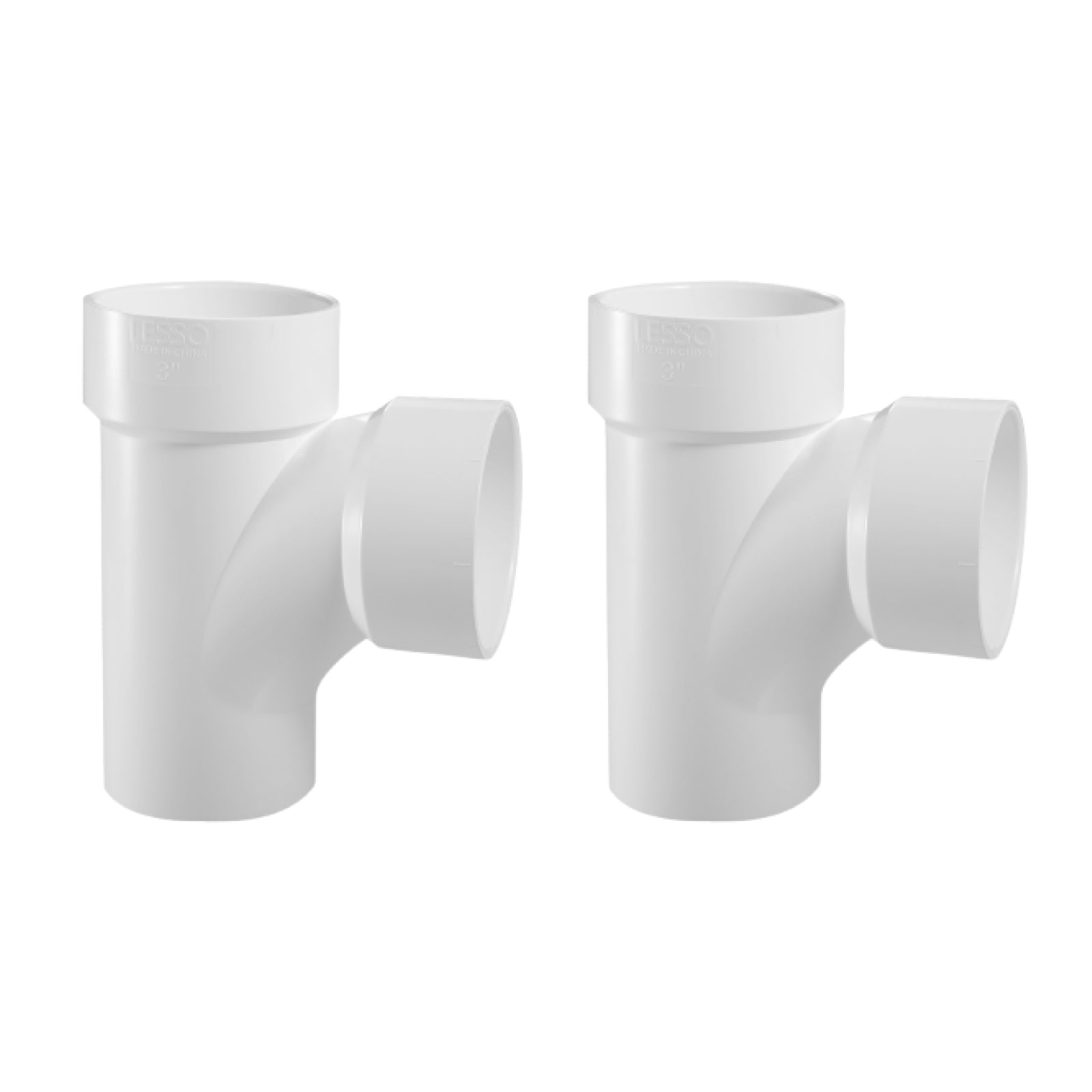 PVC DWV Sanitary Tee, Street (S x H x H) - Pick Size to Add