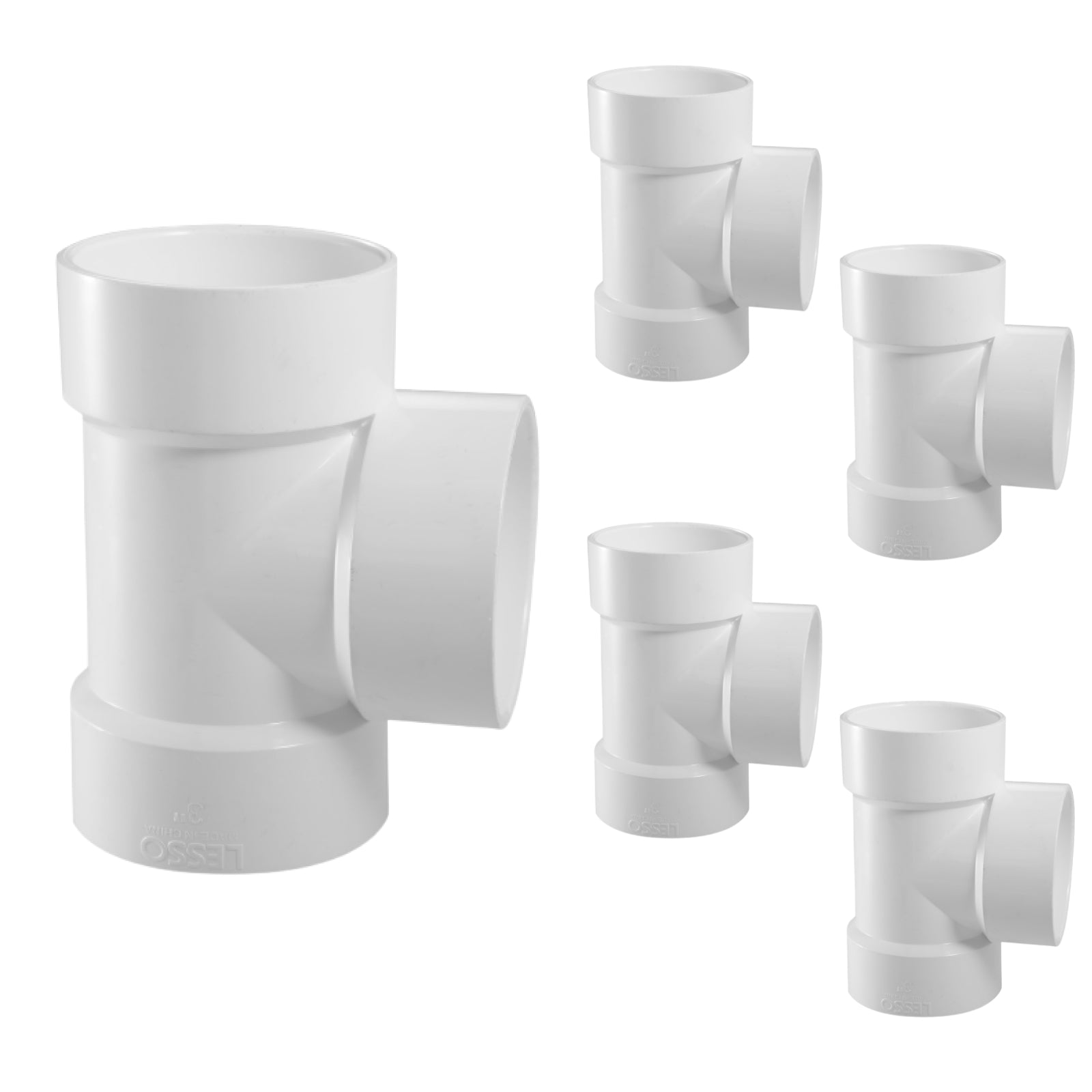 PVC DWV Vent Tee (All HUB) - Pick Size to Add