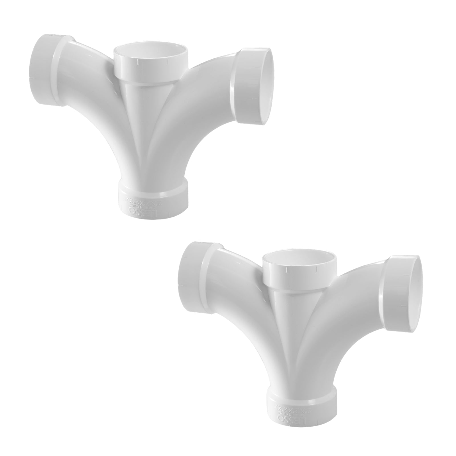 PVC DWV Double Fixture Fitting (ALL HUB) - Pick Size to Add