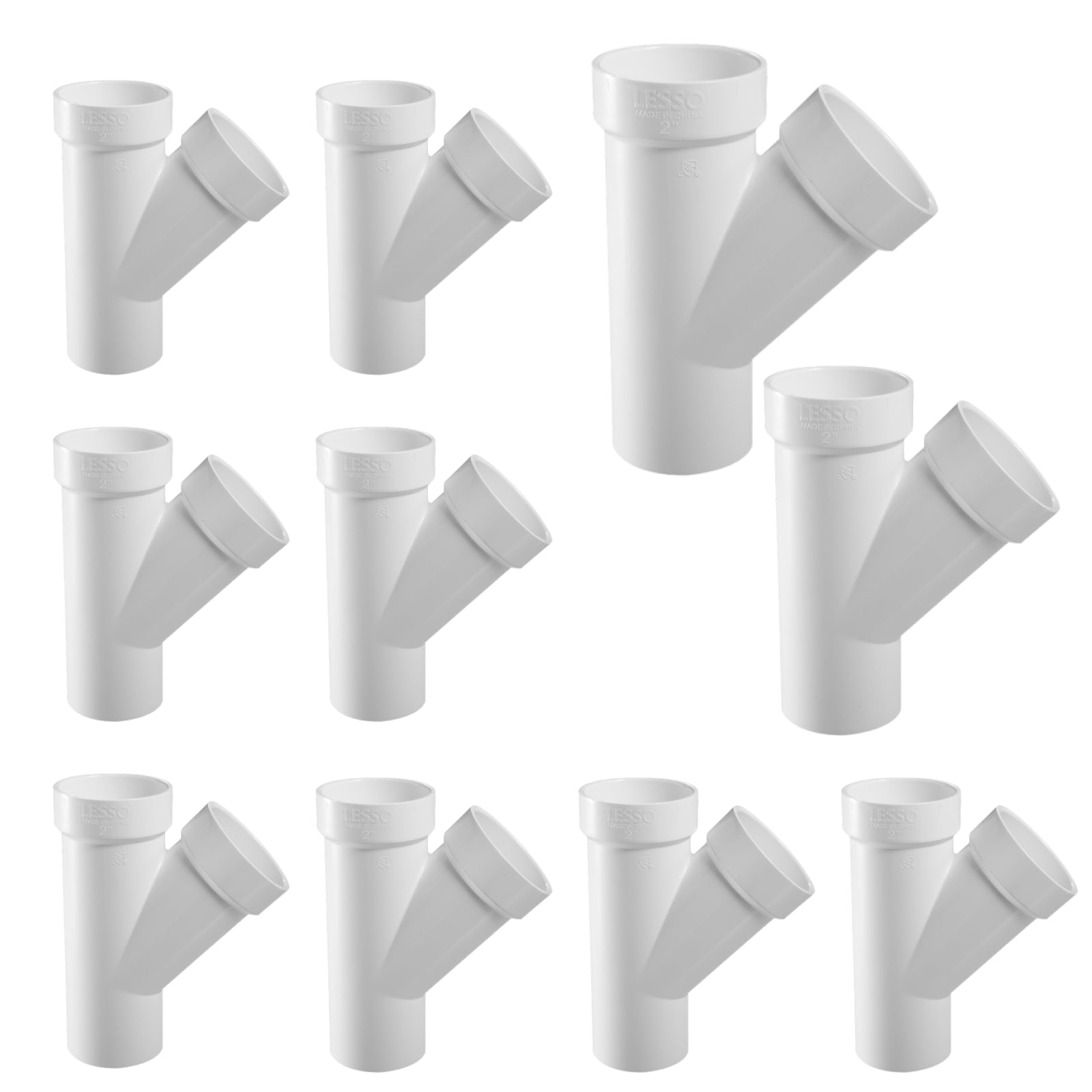 PVC DWV Street Wye (SPG x H x H) - Pick Size to Add