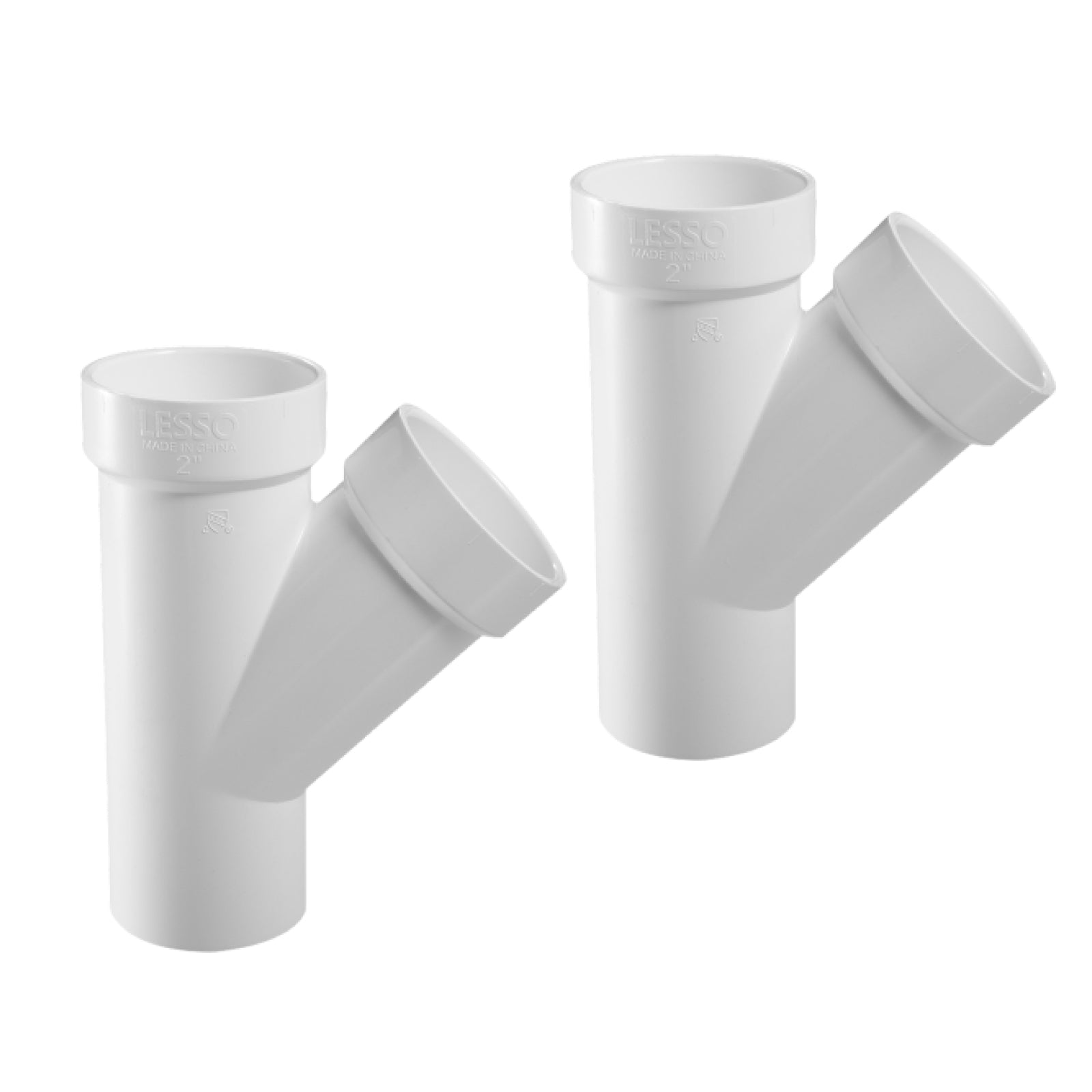 PVC DWV Street Wye (SPG x H x H) - Pick Size to Add