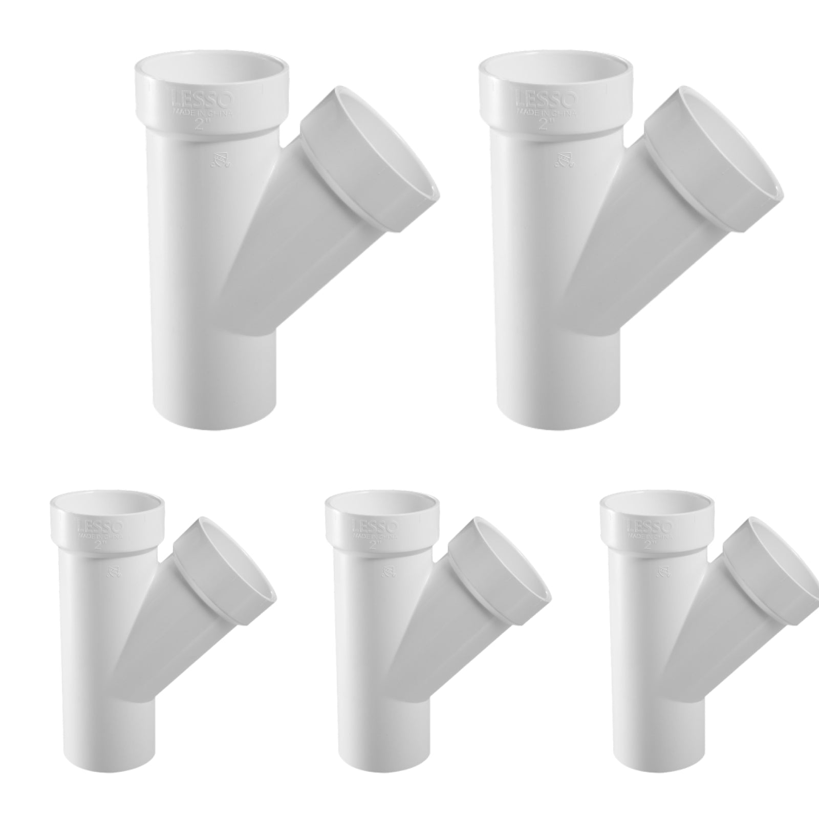 PVC DWV Street Wye (SPG x H x H) - Pick Size to Add