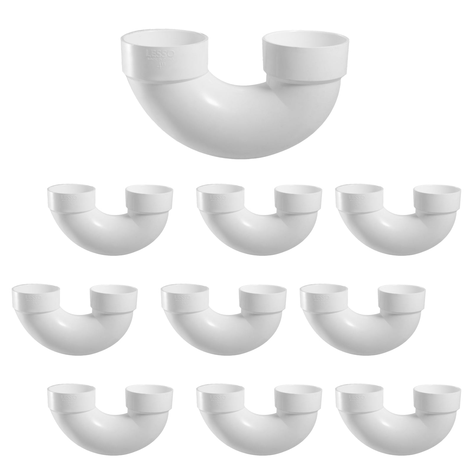 PVC DWV Return Bend (H x H) - Pick Size to Add