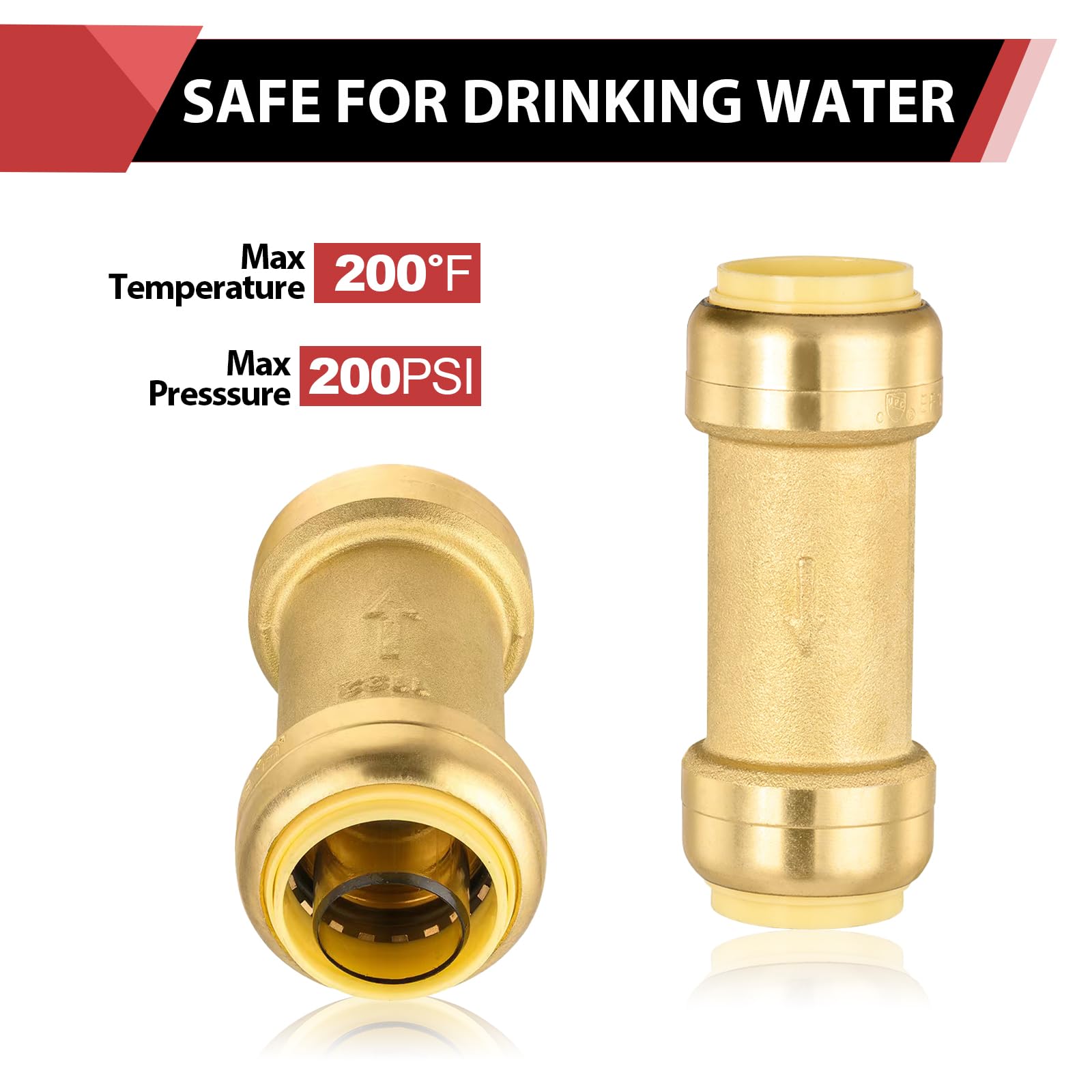 1/2 push fit check valve 6