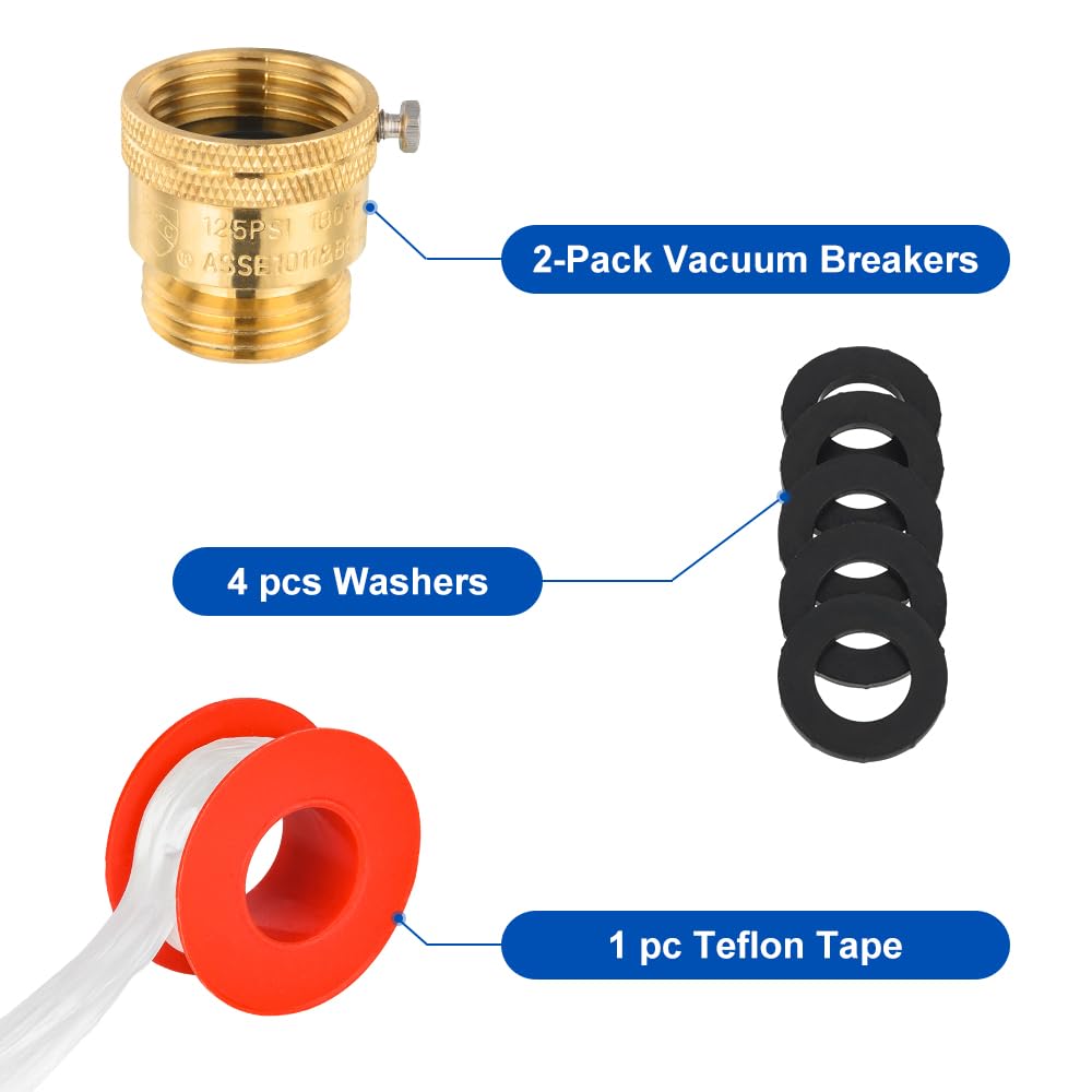 anti siphon vacuum breakers set, 3/4