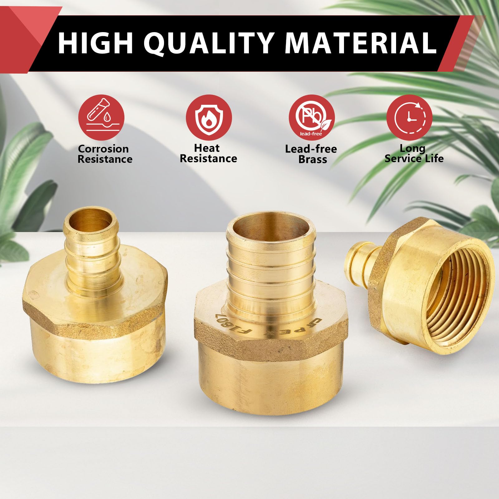 30 pcs pex-b crimp 1/2