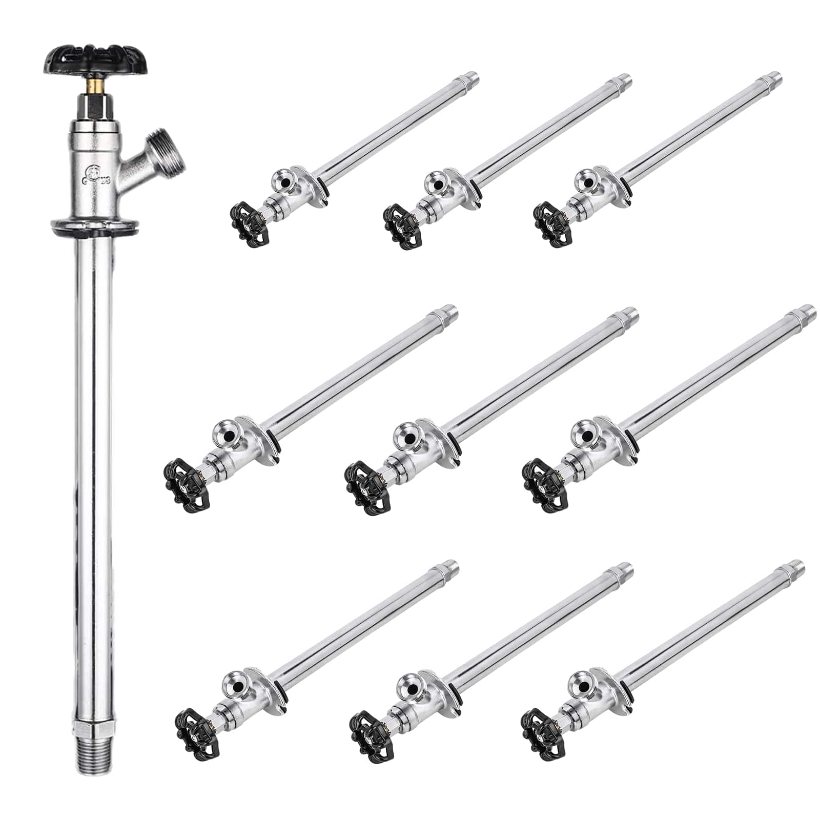 1 2 mip x 3 4 hose bibb frost free sillcock 9