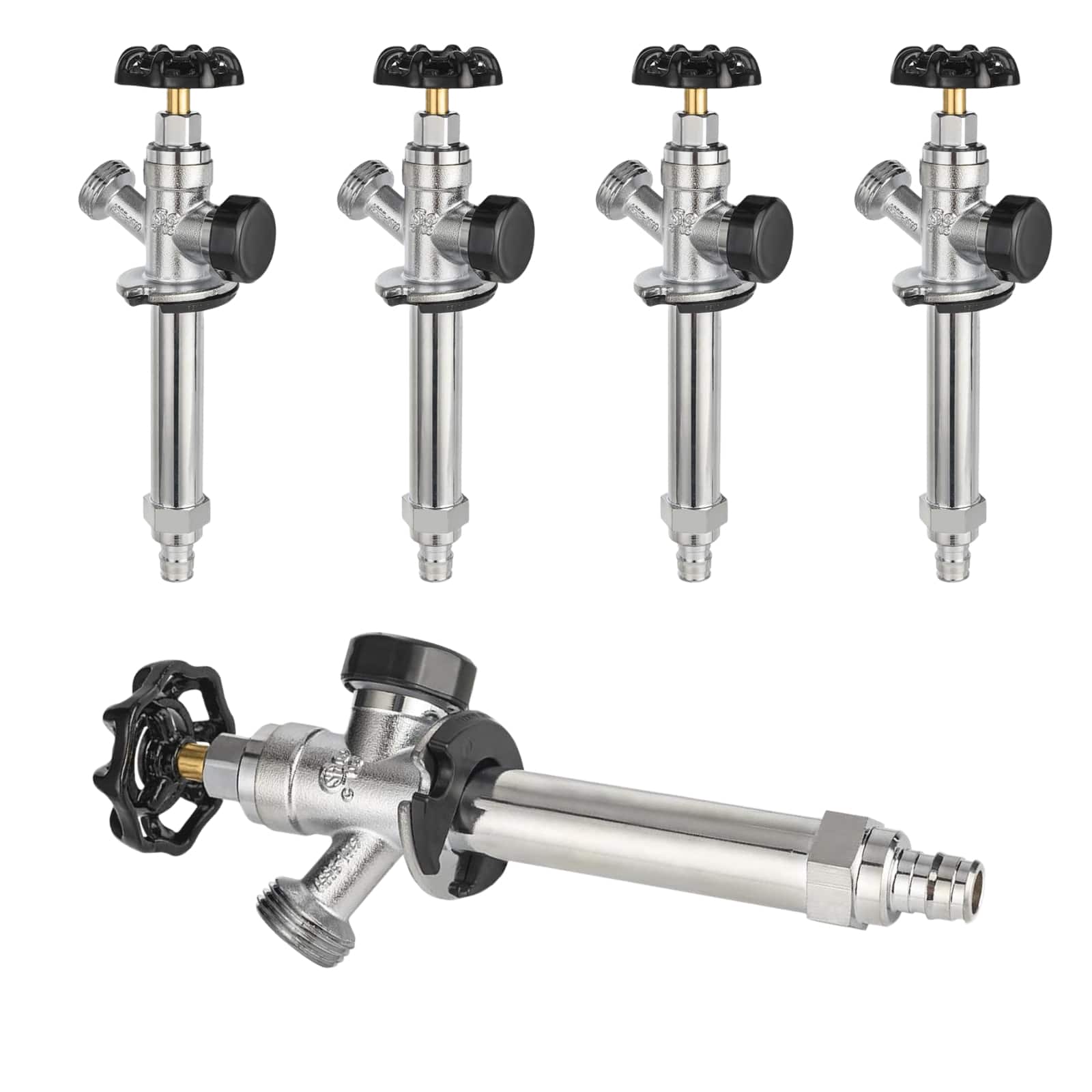 1 2 pex expansion x 3 4 hose bibb anti siphon frost free sillcock 10